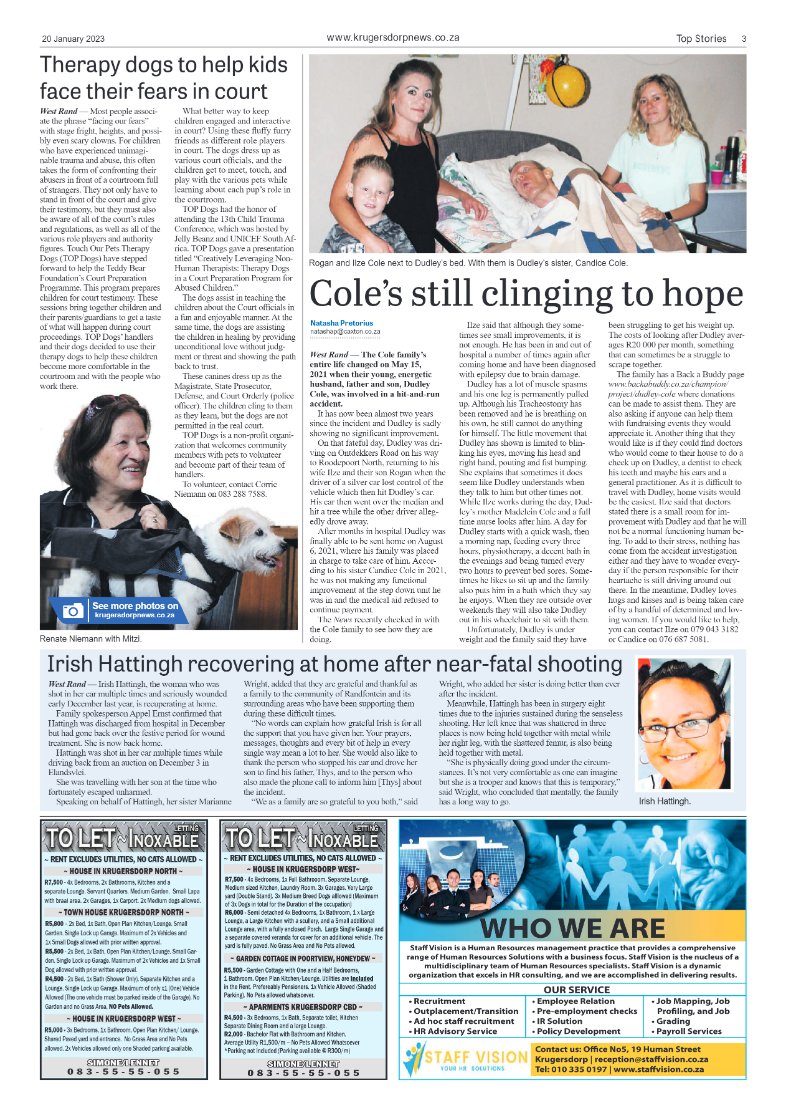 Krugersdorp News 20 January 2023 page 3