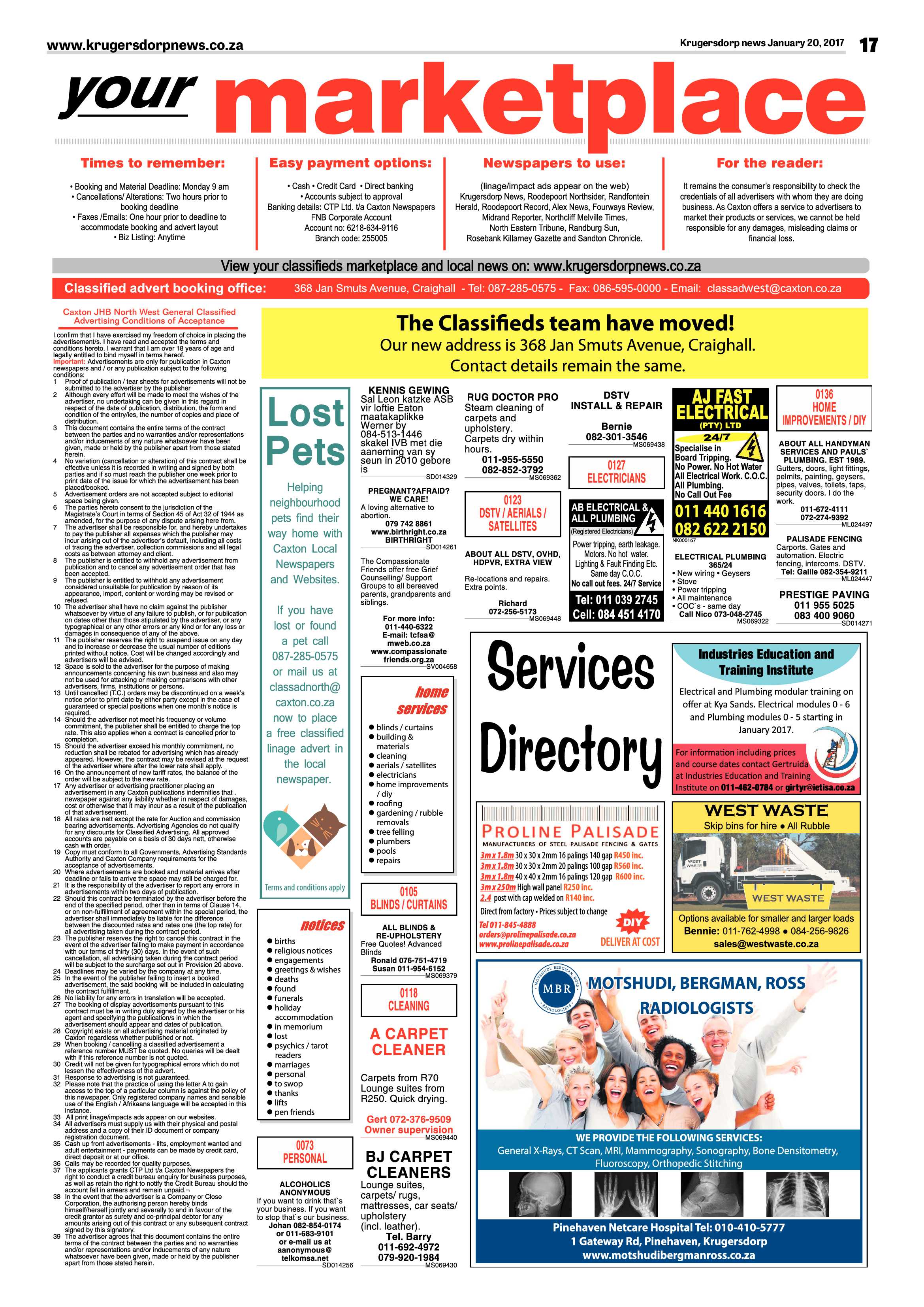 Krugersdorp News 20 January 2017 page 17