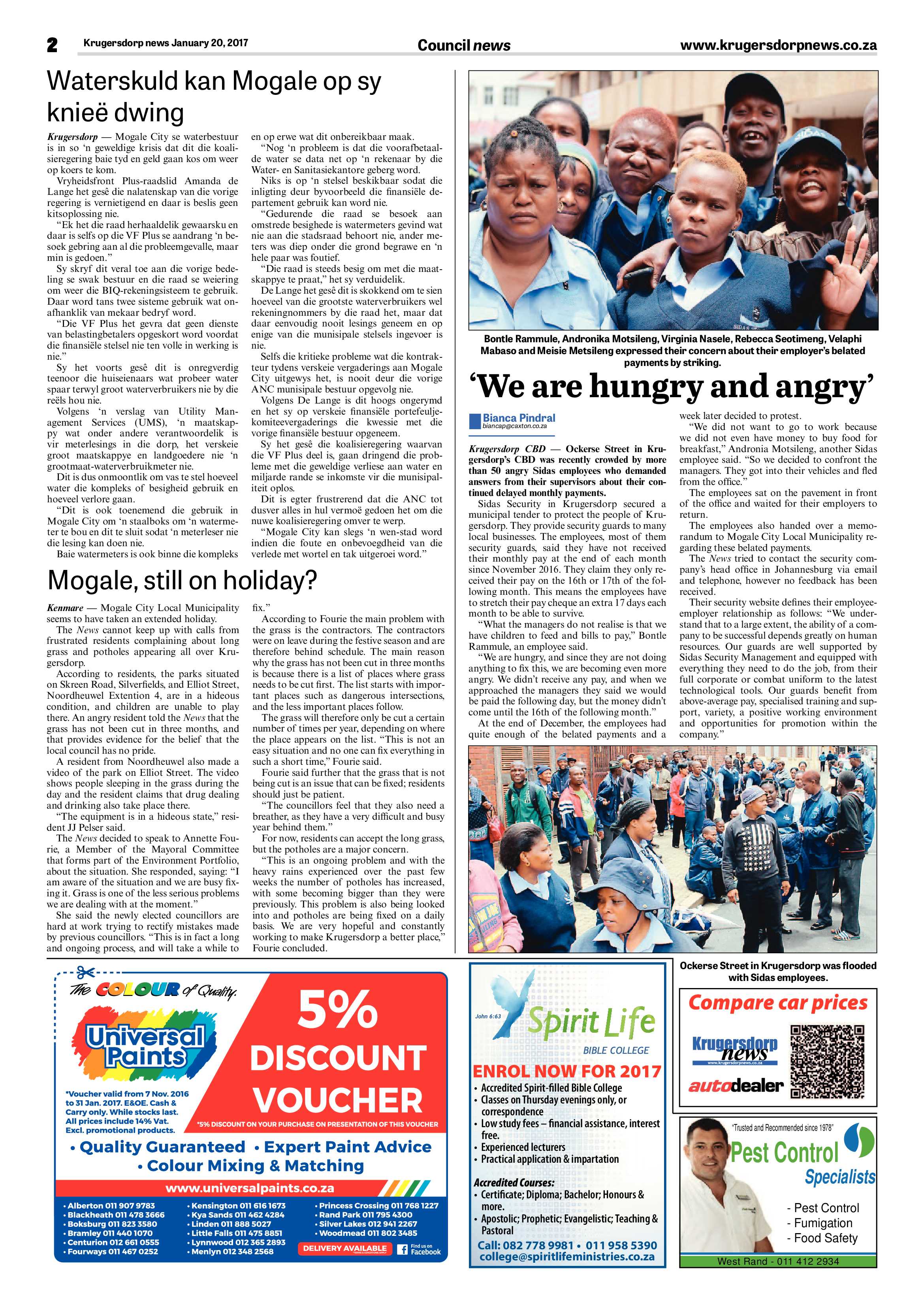 Krugersdorp News 20 January 2017 page 2