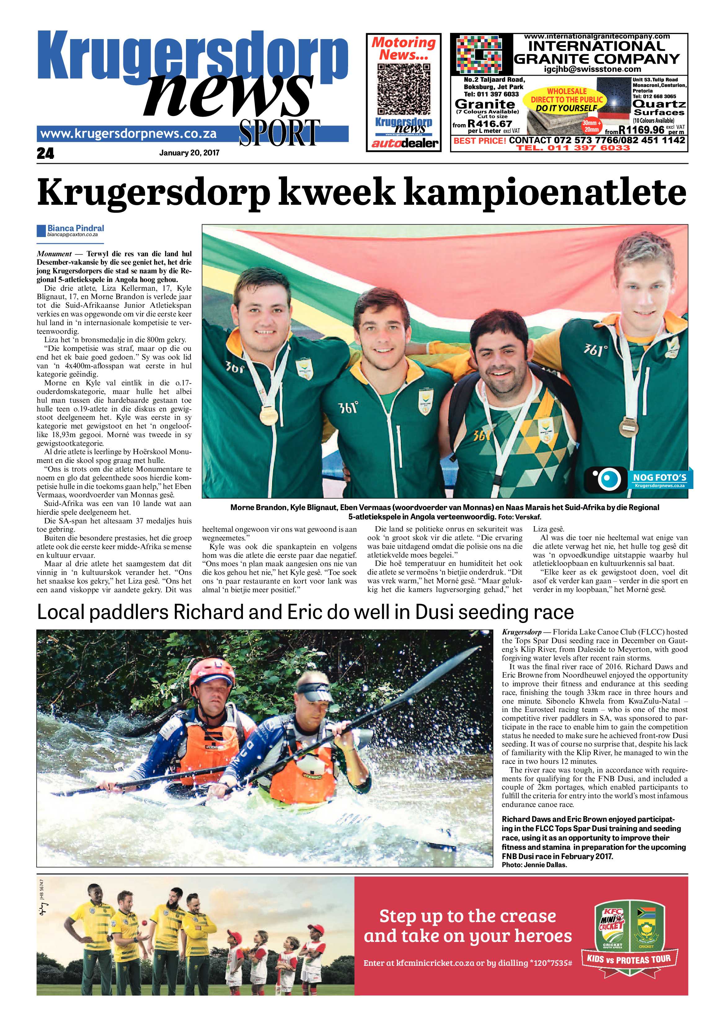 Krugersdorp News 20 January 2017 page 24