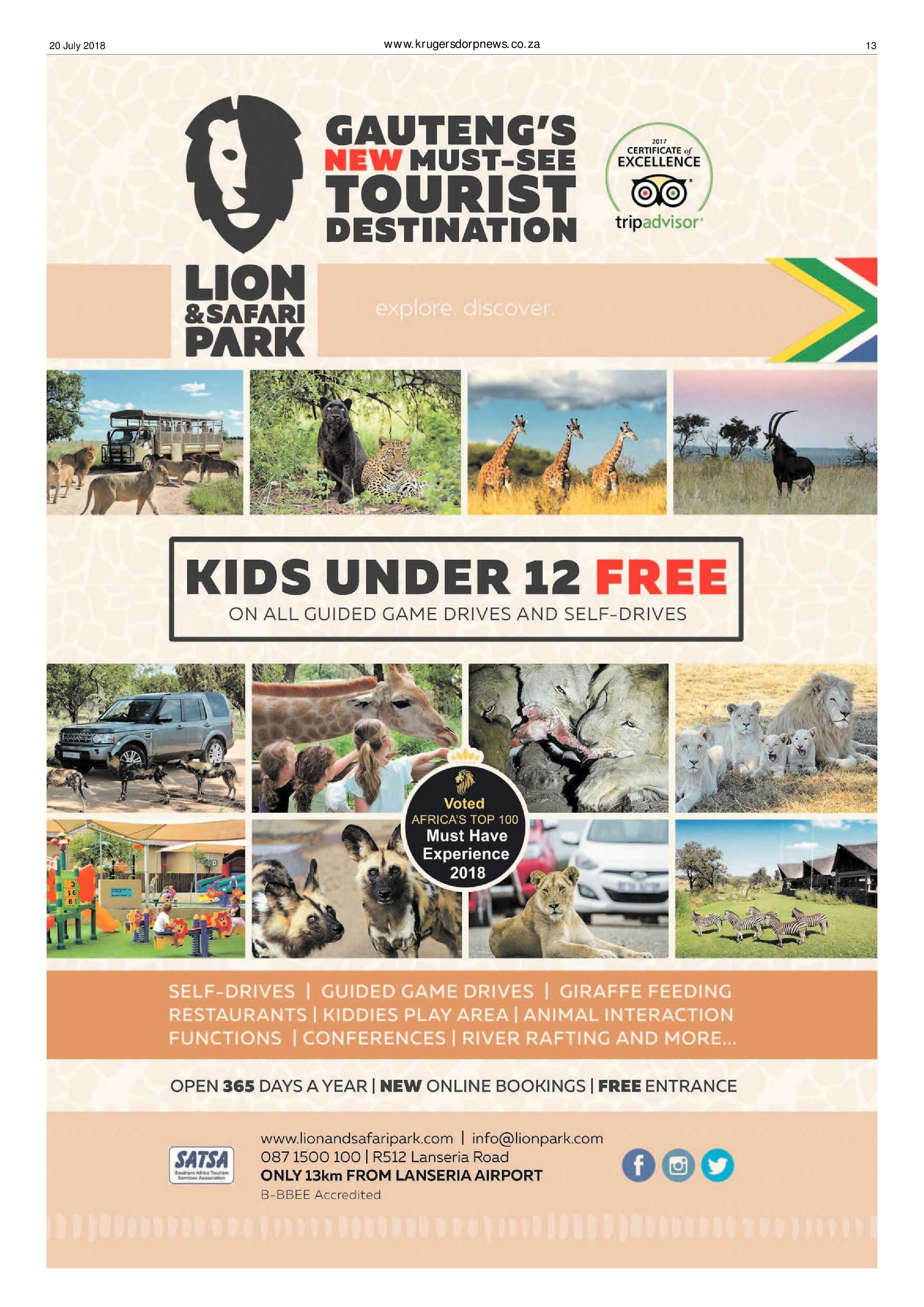 Krugersdorp News 20 July 2018 page 13