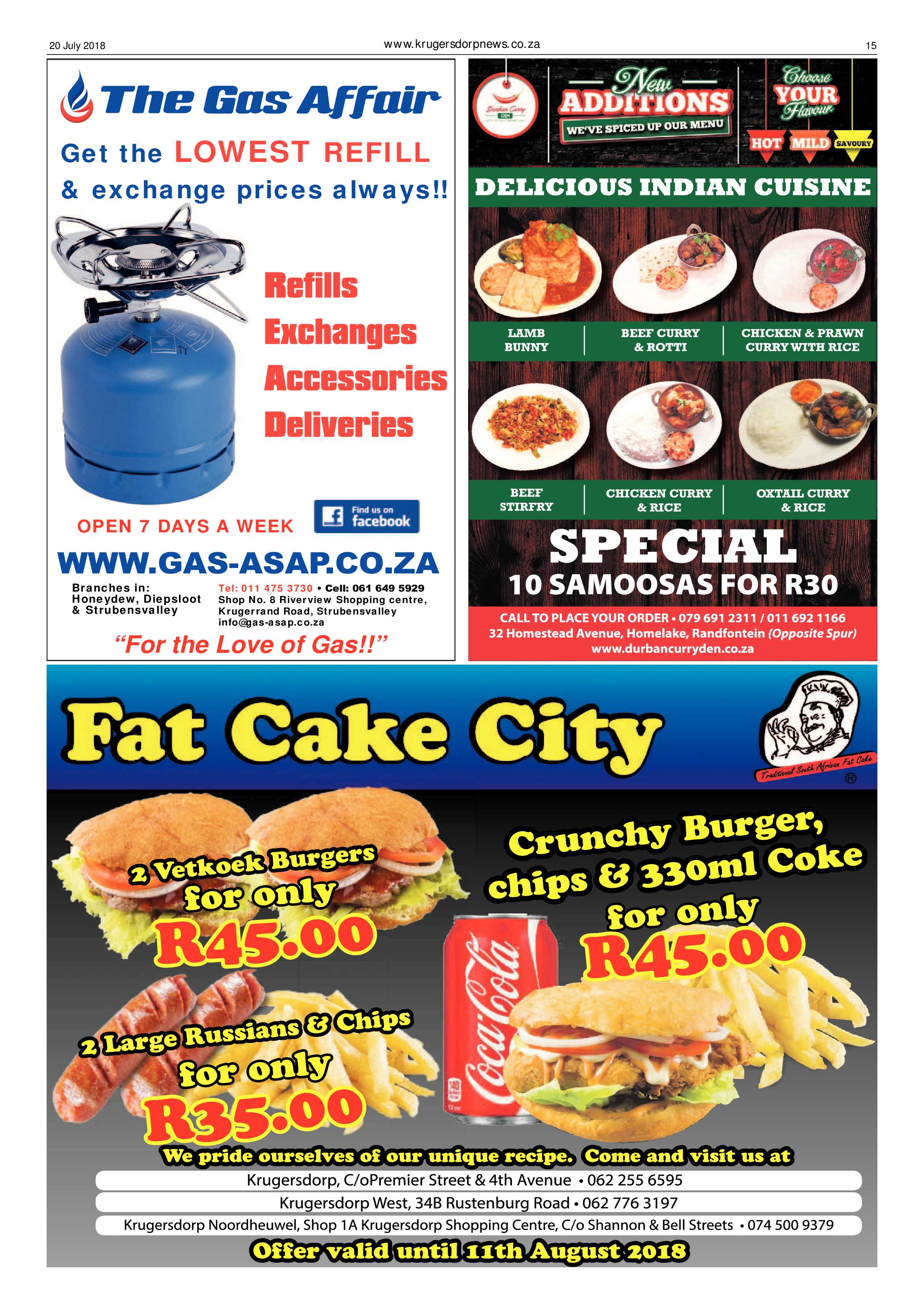 Krugersdorp News 20 July 2018 page 15