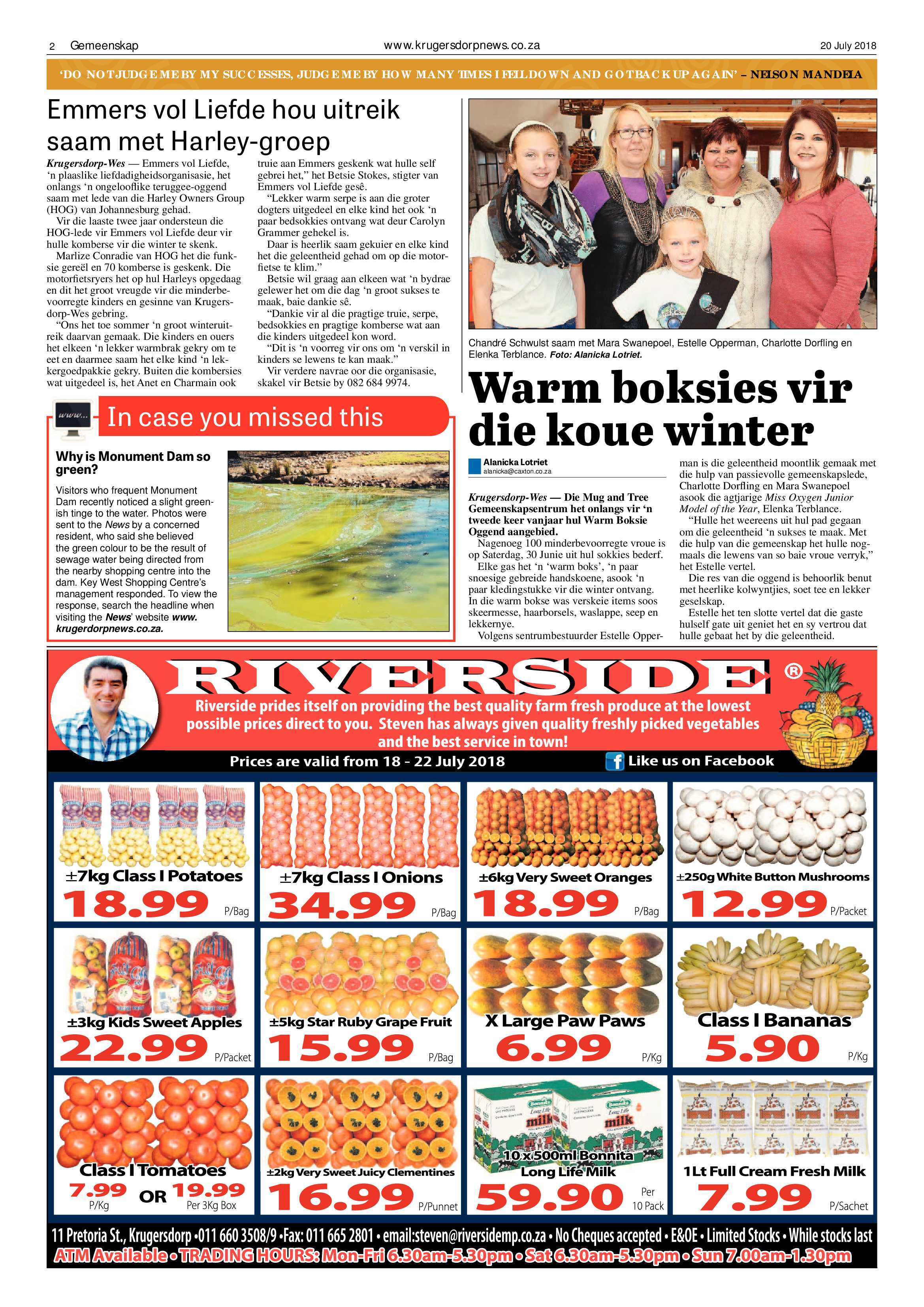 Krugersdorp News 20 July 2018 page 2