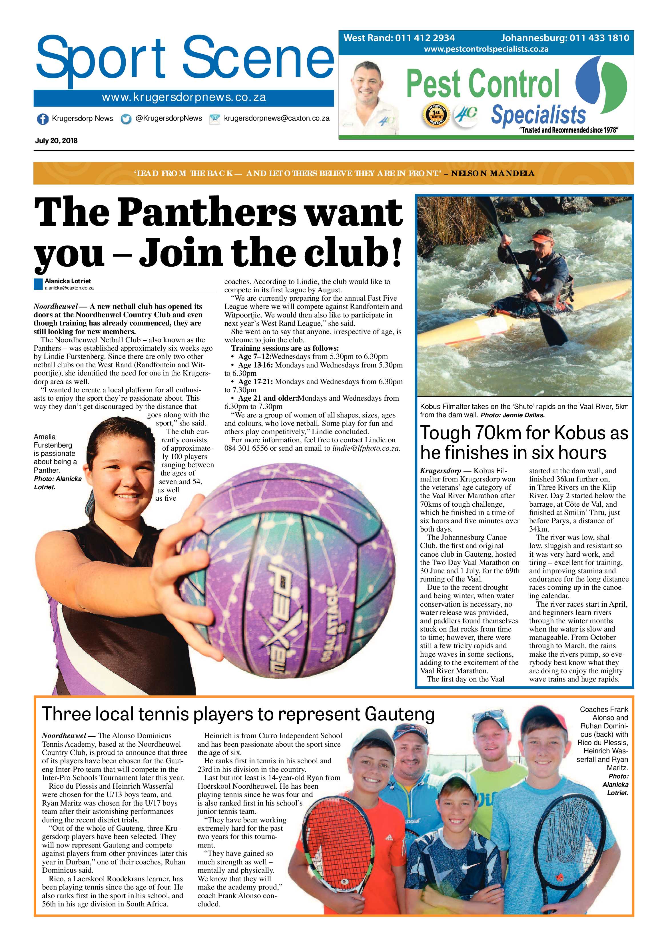 Krugersdorp News 20 July 2018 page 28