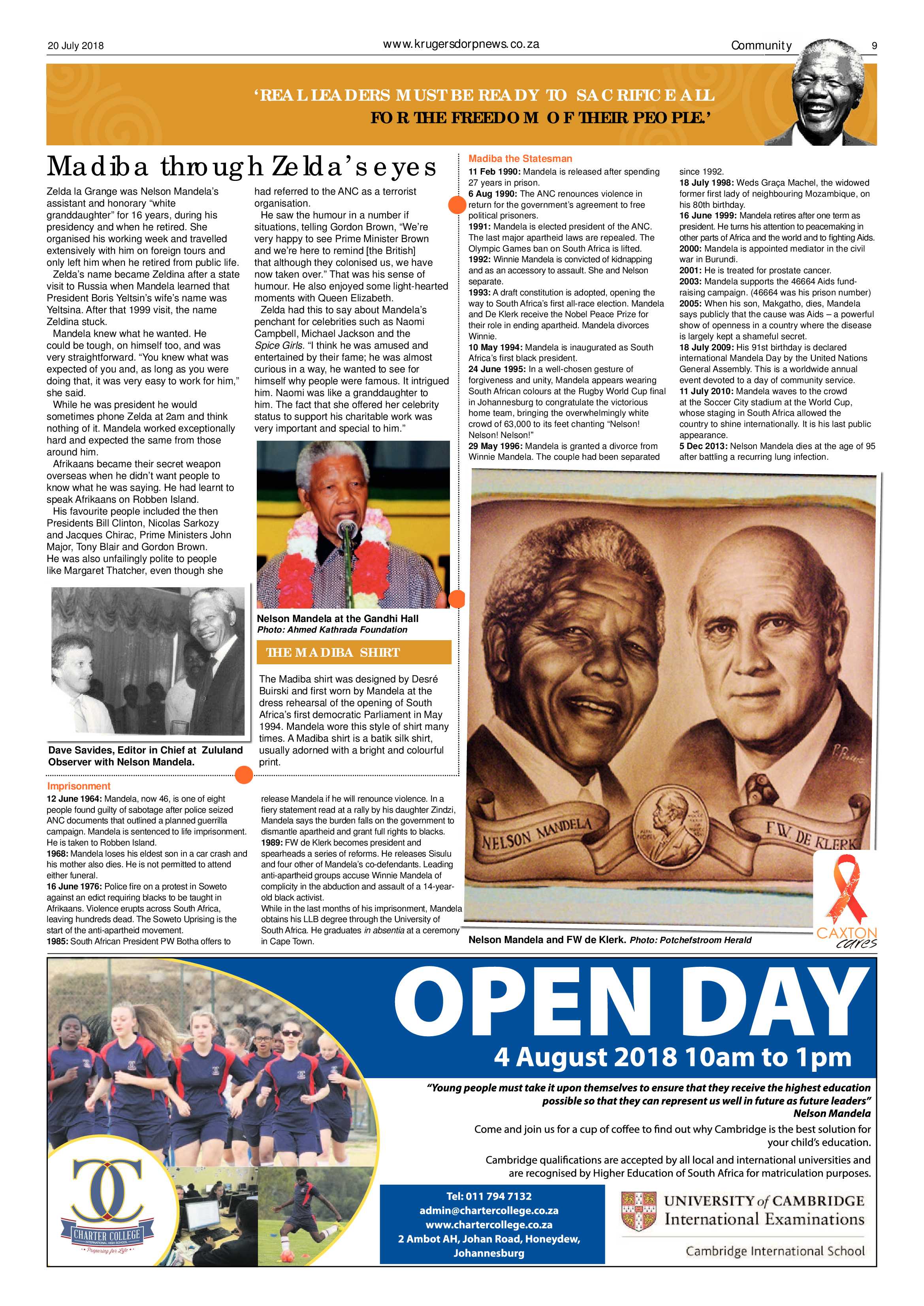 Krugersdorp News 20 July 2018 page 9