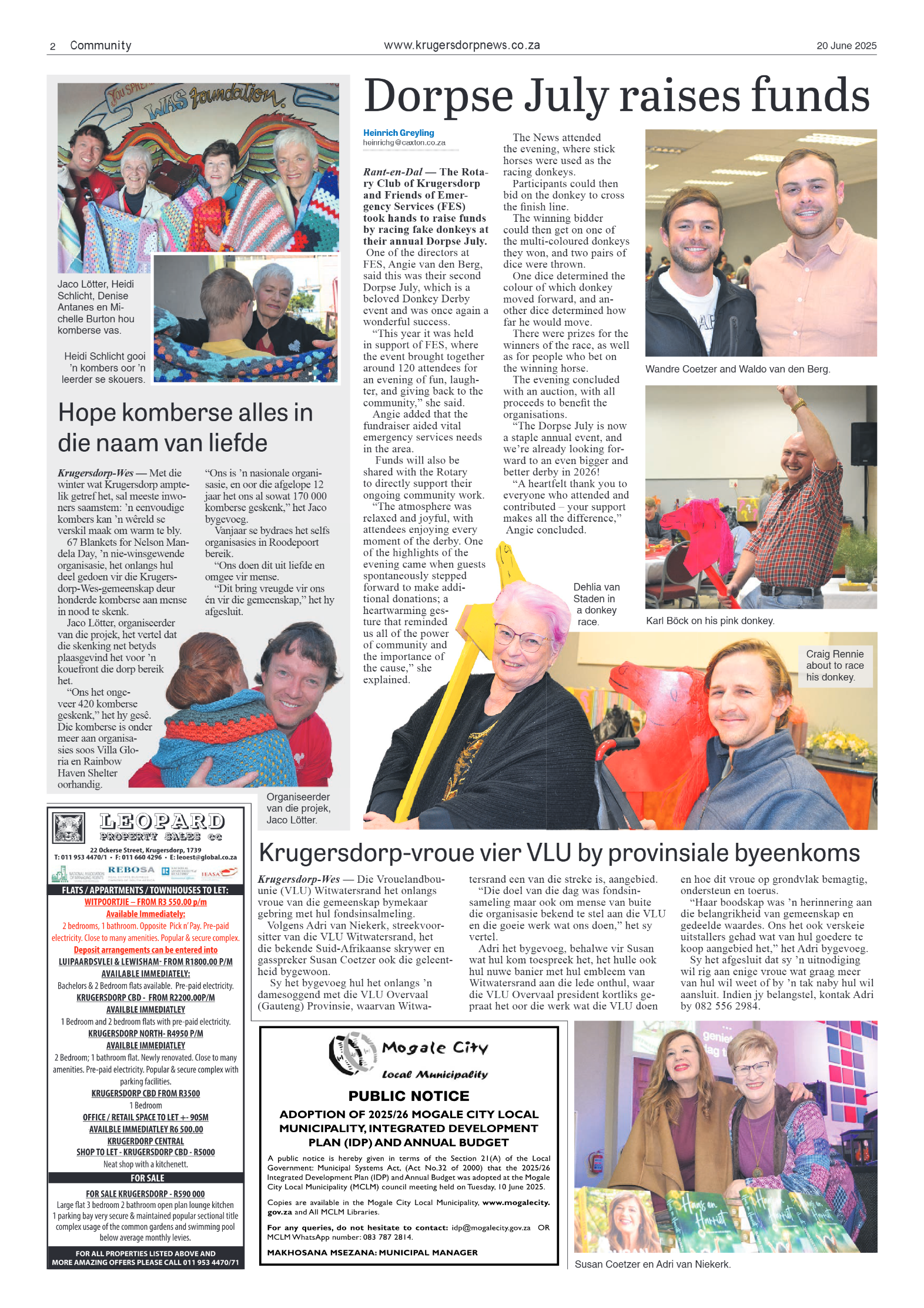 Krugersdorp News 20 June 2025 page 2