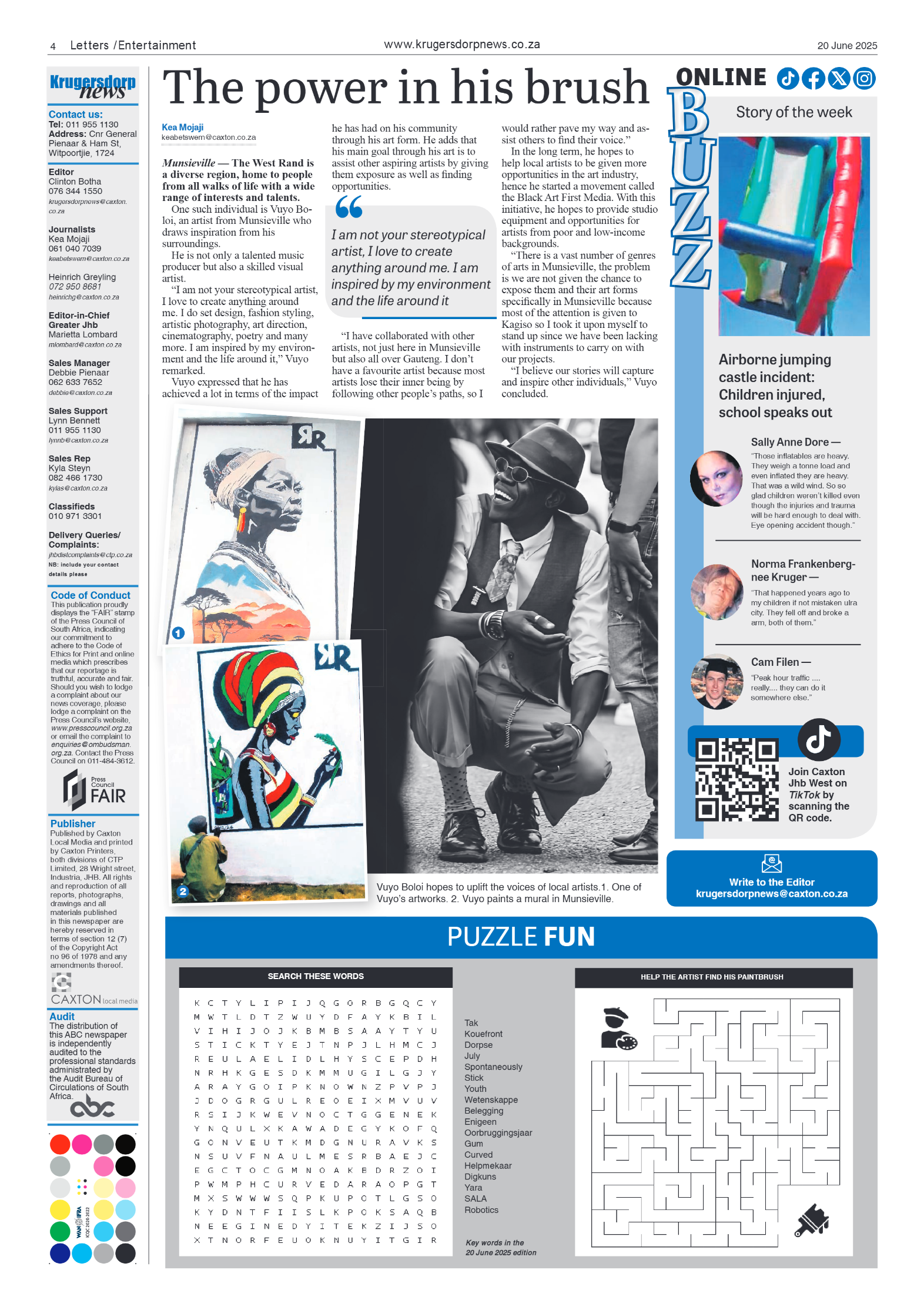 Krugersdorp News 20 June 2025 page 4