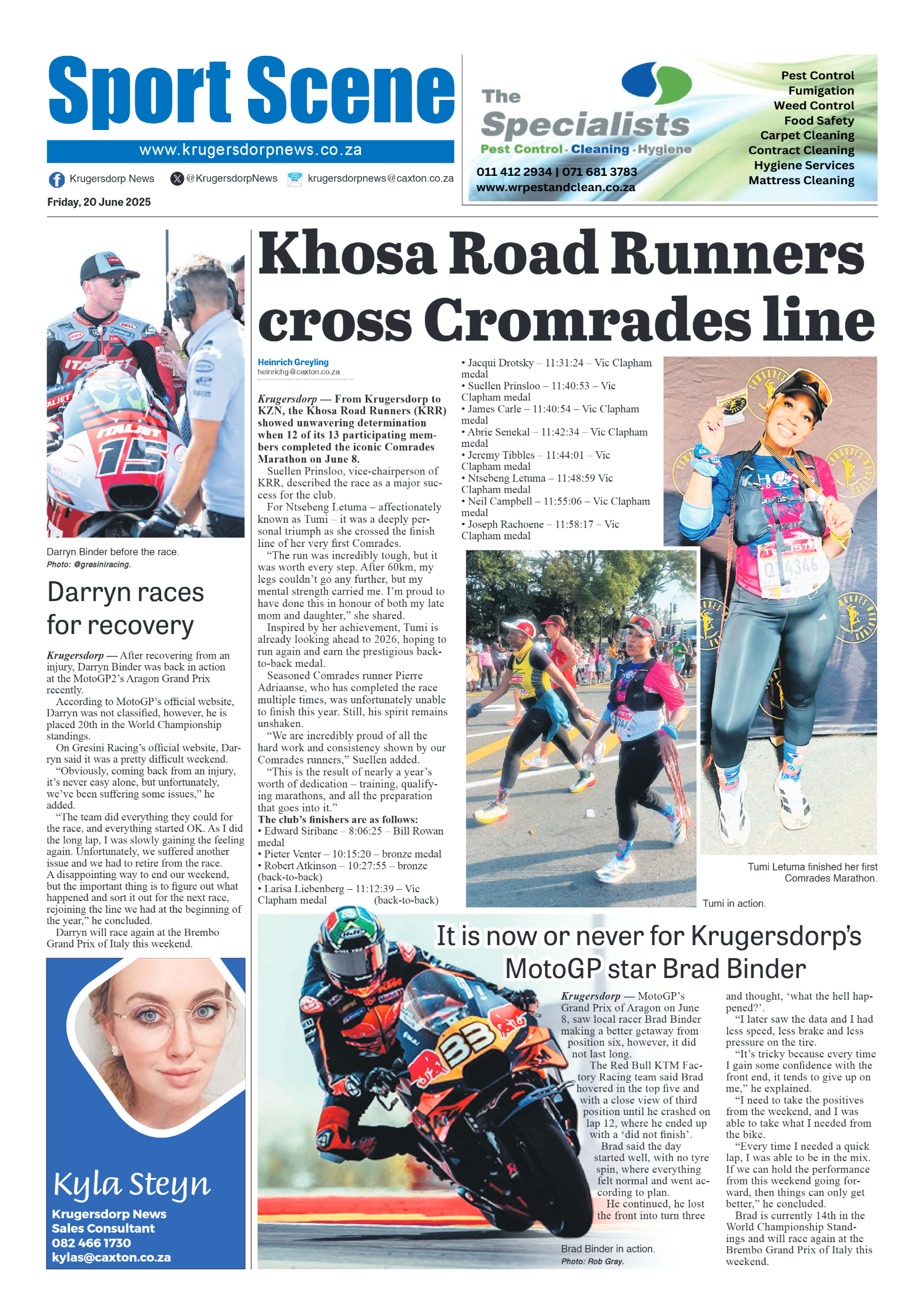 Krugersdorp News 20 June 2025 page 8