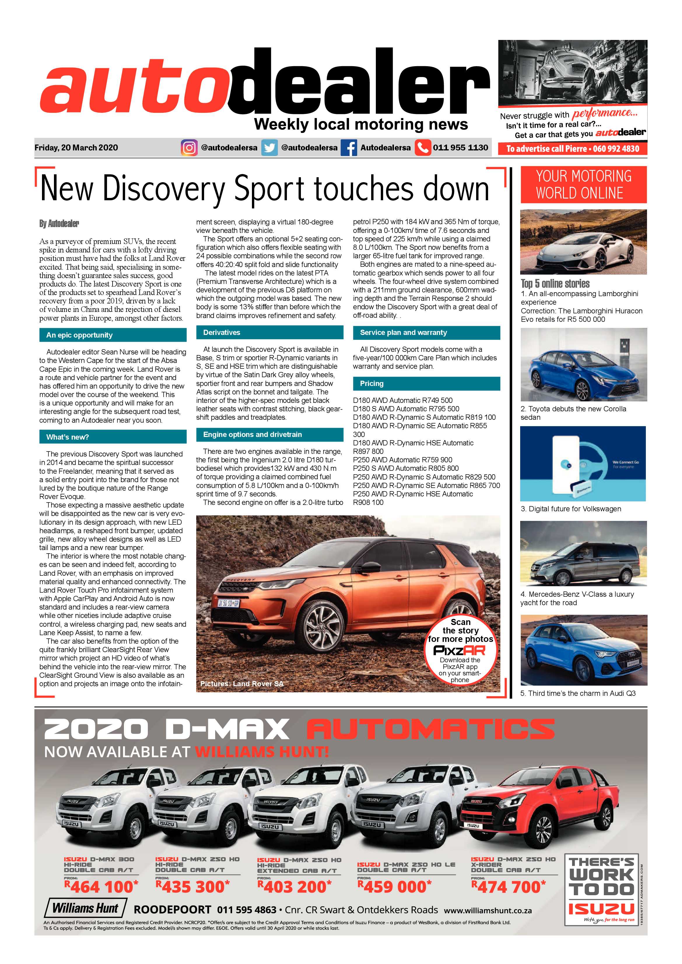 Krugersdorp News 20 March 2020 page 13