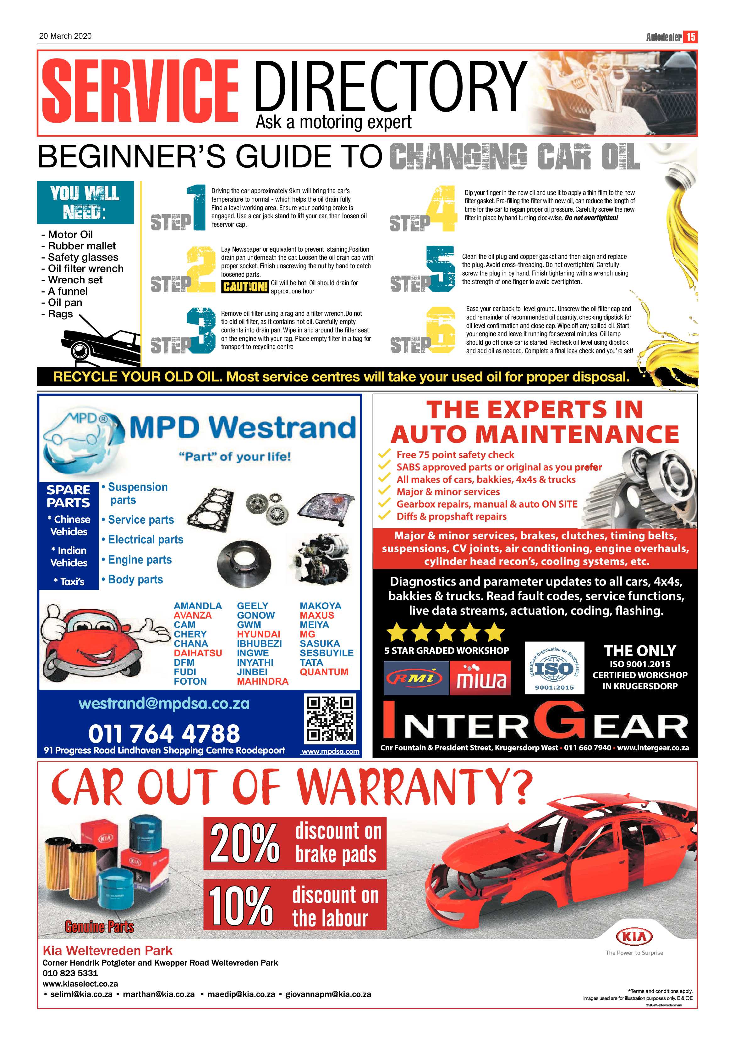 Krugersdorp News 20 March 2020 page 15