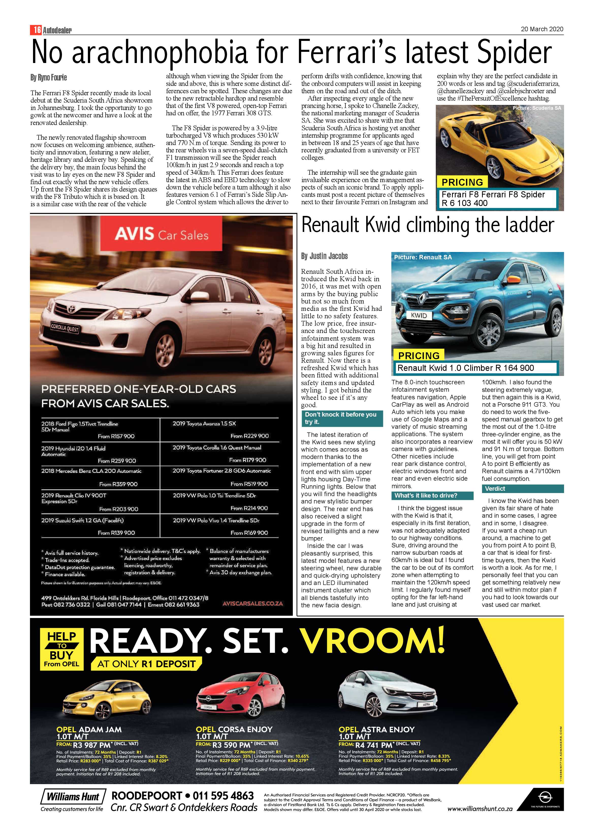 Krugersdorp News 20 March 2020 page 16