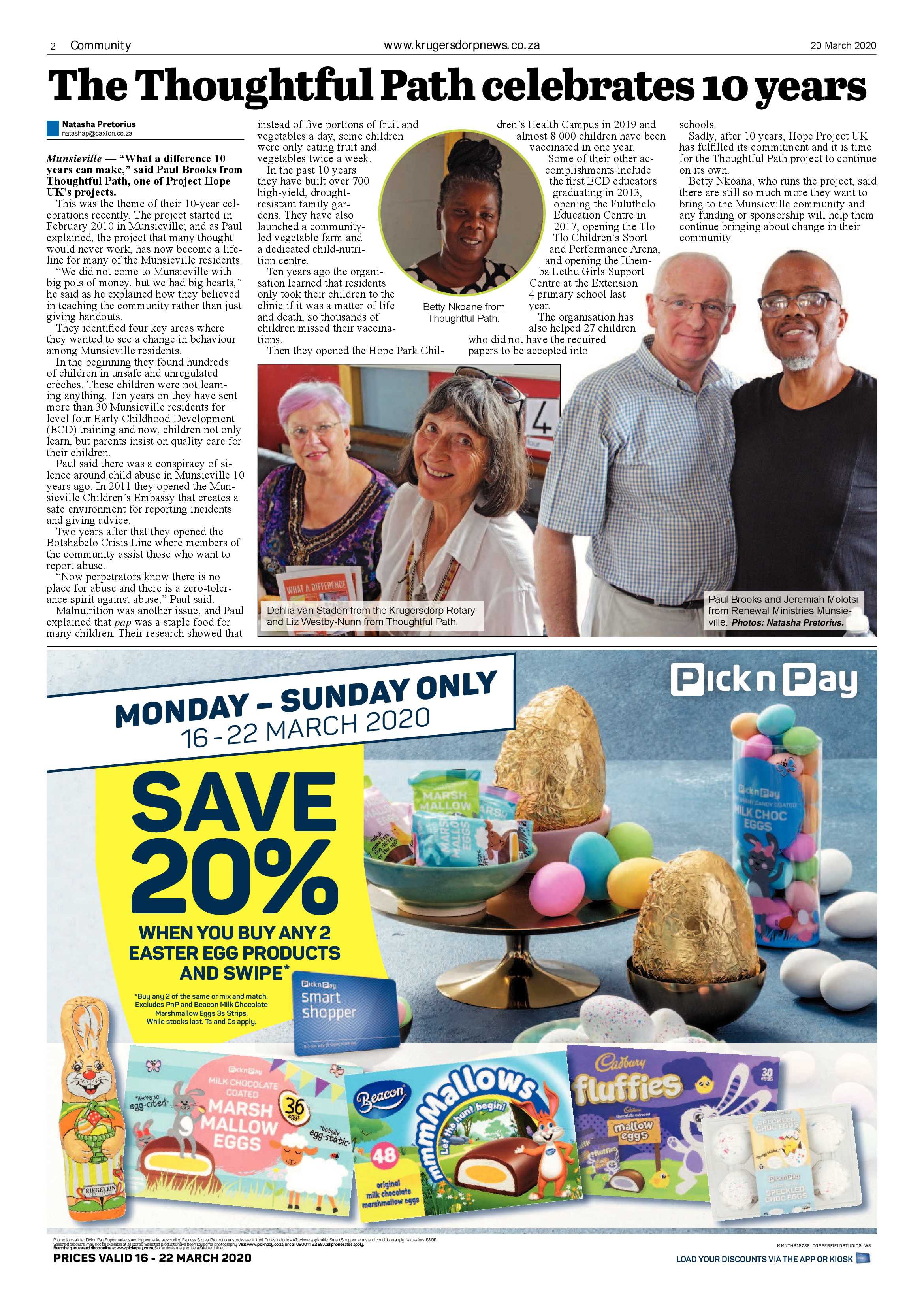 Krugersdorp News 20 March 2020 page 2