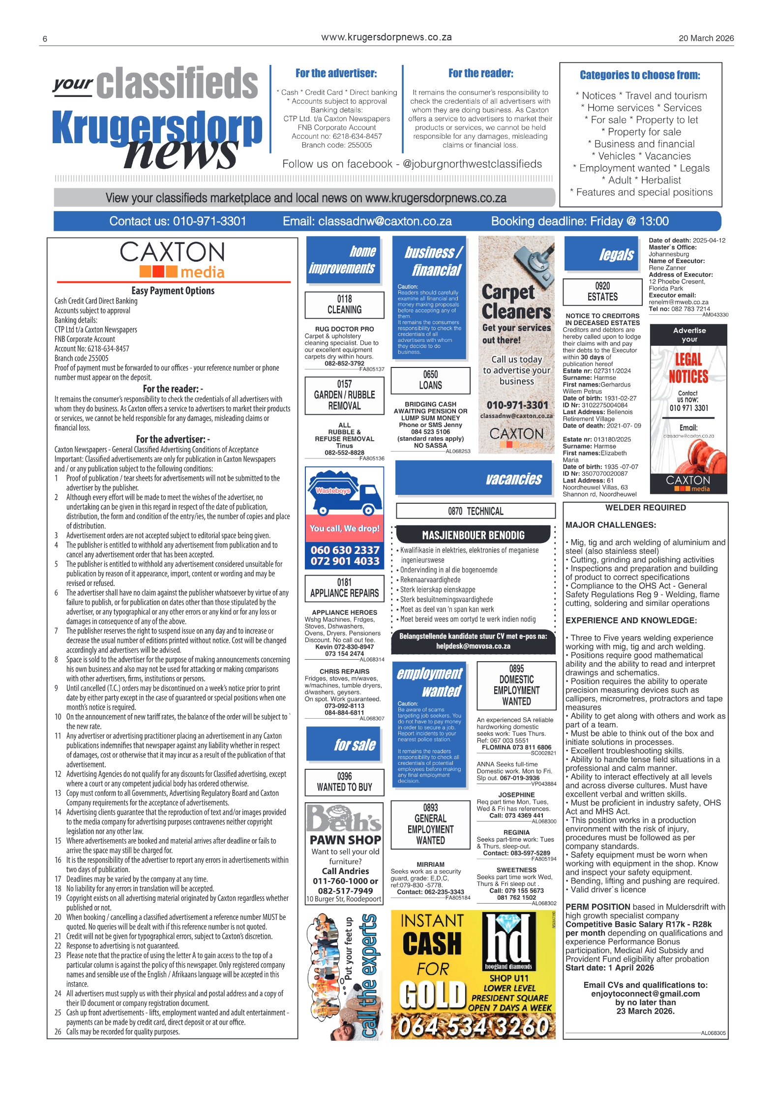 Krugersdorp News 20 March 2026 page 6