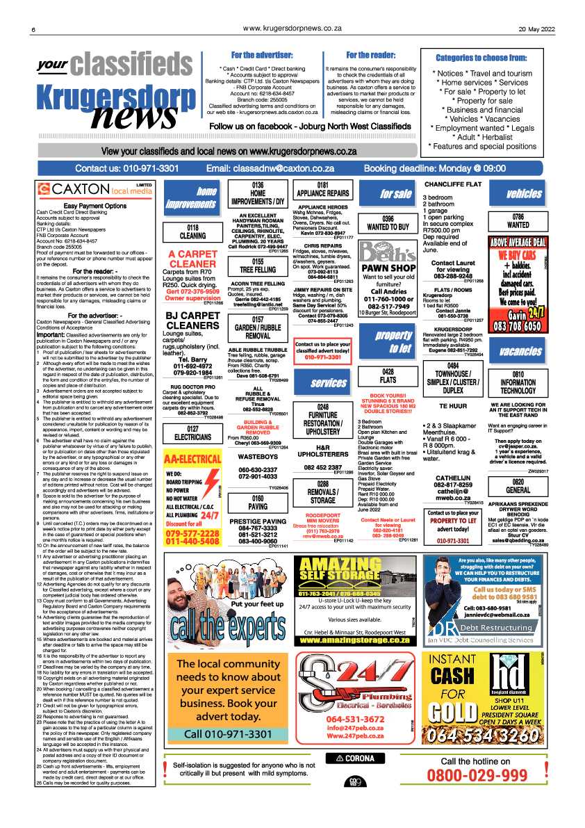 Krugersdorp News 20 May 2022 page 6