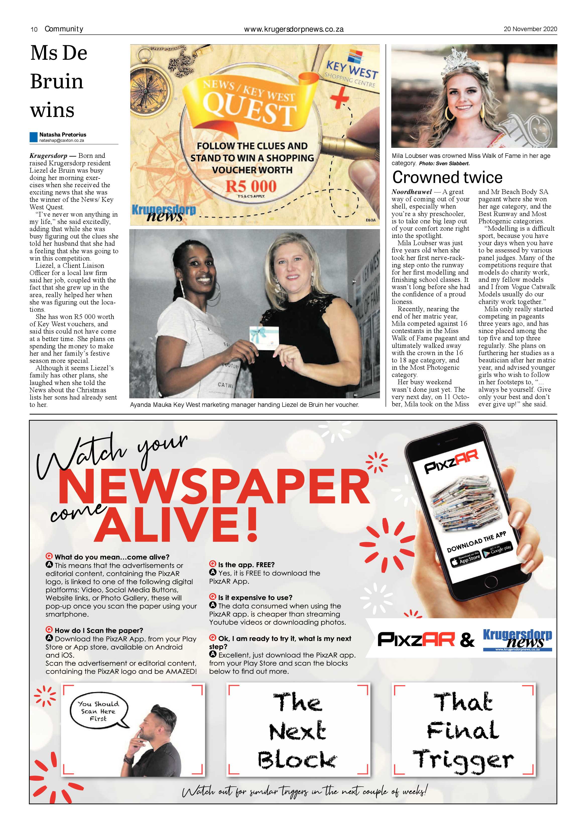 Krugersdorp News 20 November 2020 page 10