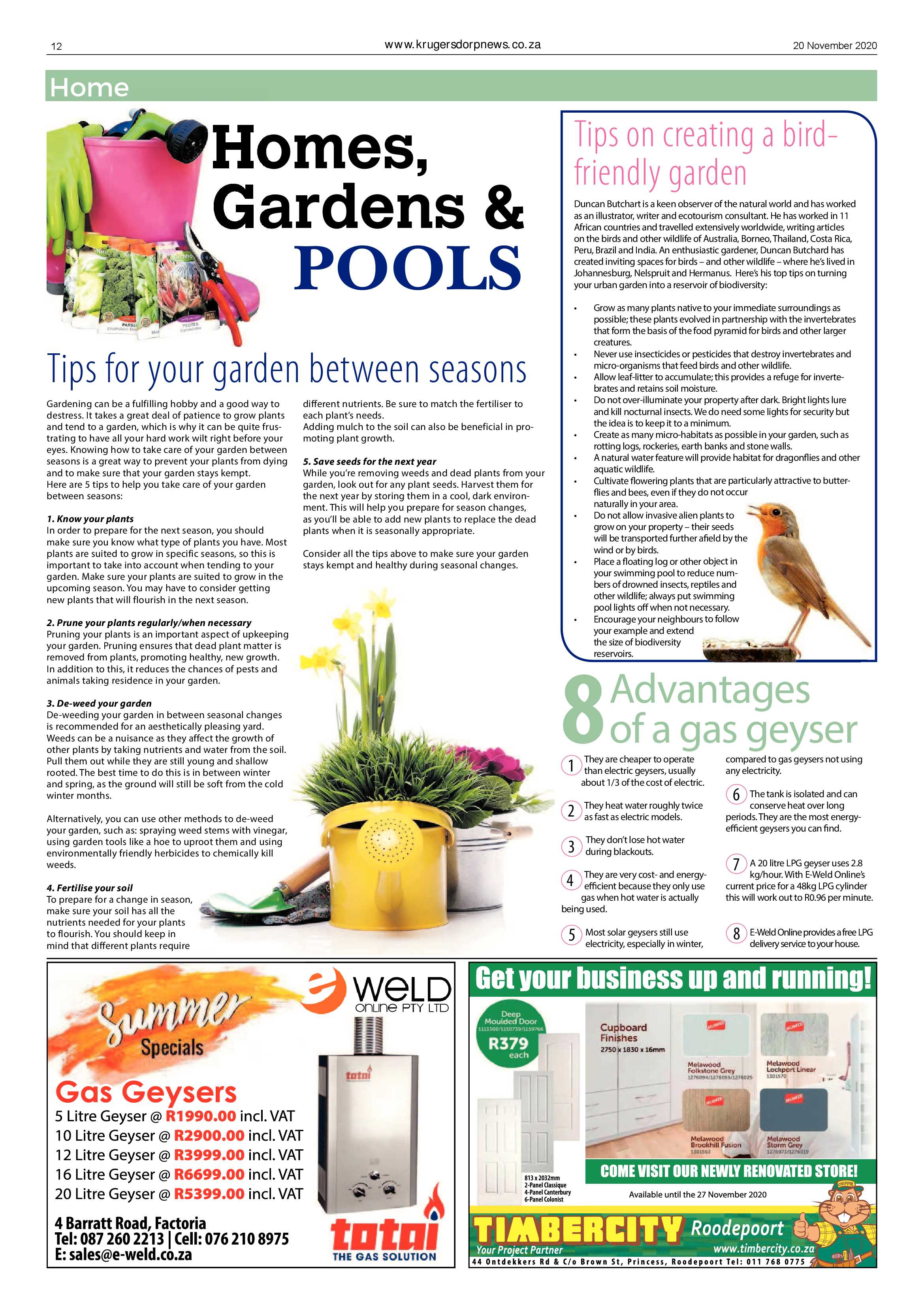 Krugersdorp News 20 November 2020 page 12