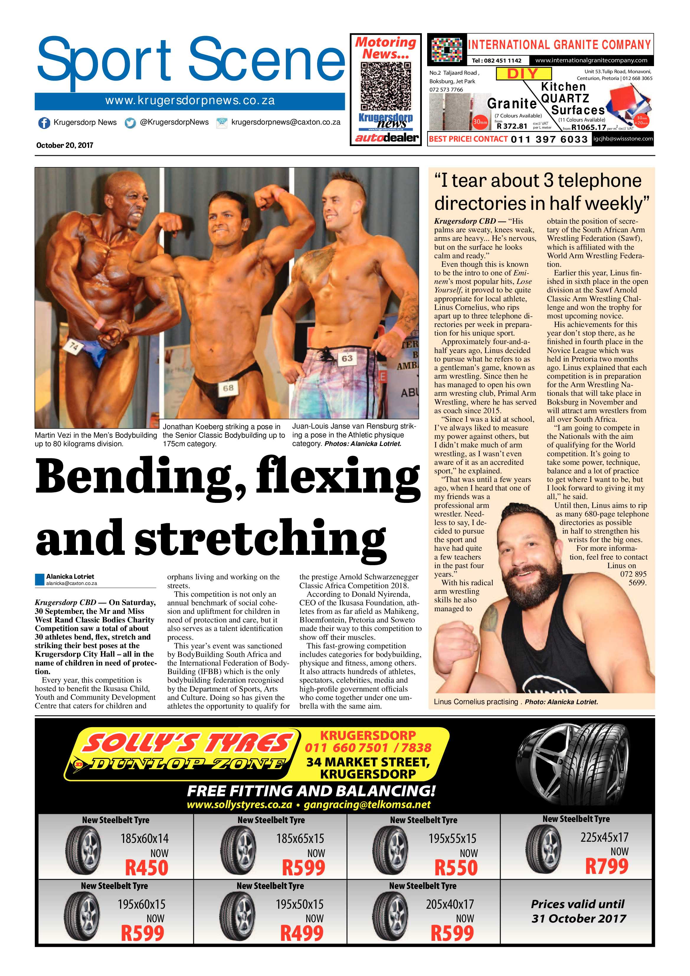 Krugersdorp News 20 October 2017 page 20