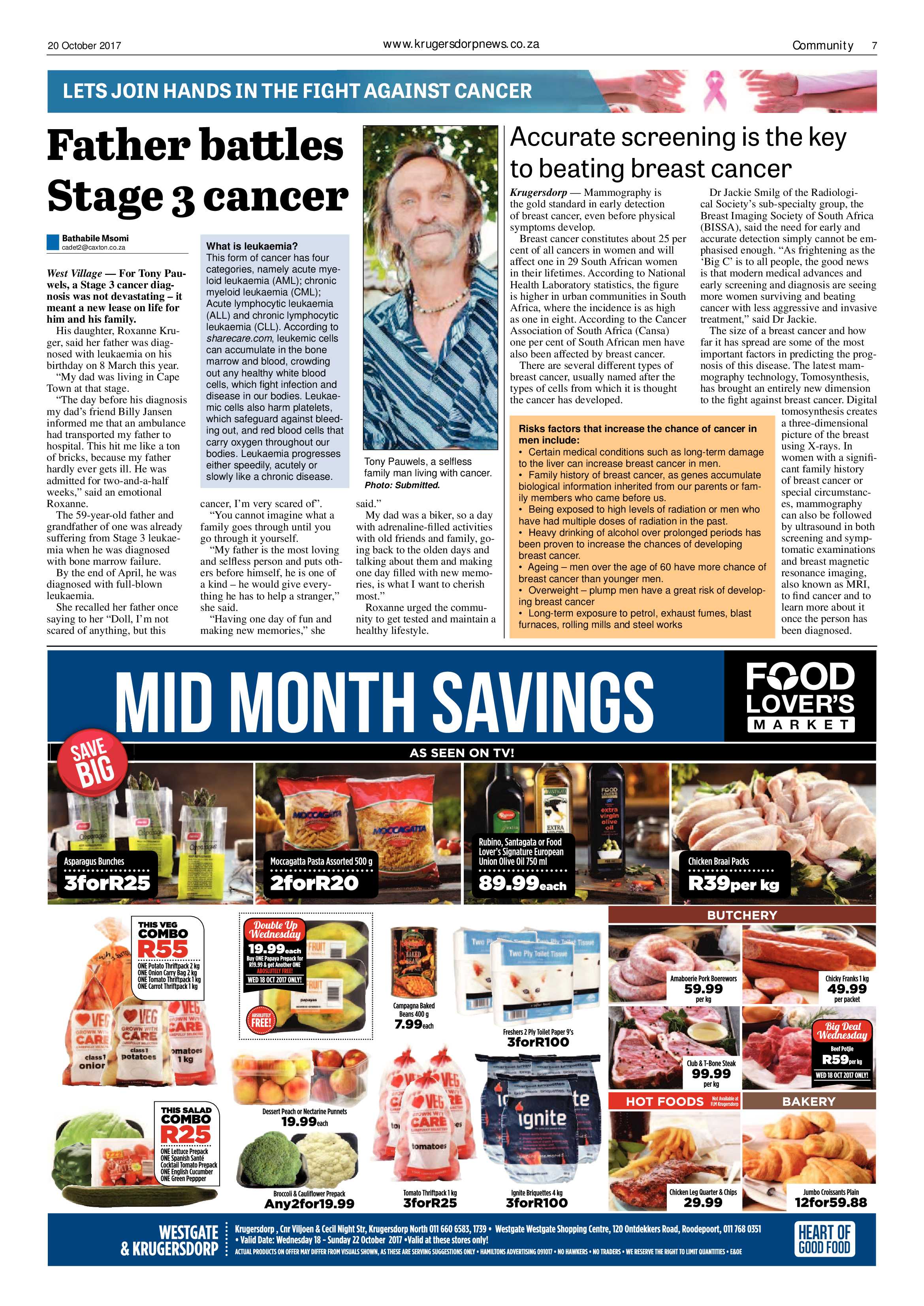 Krugersdorp News 20 October 2017 page 7