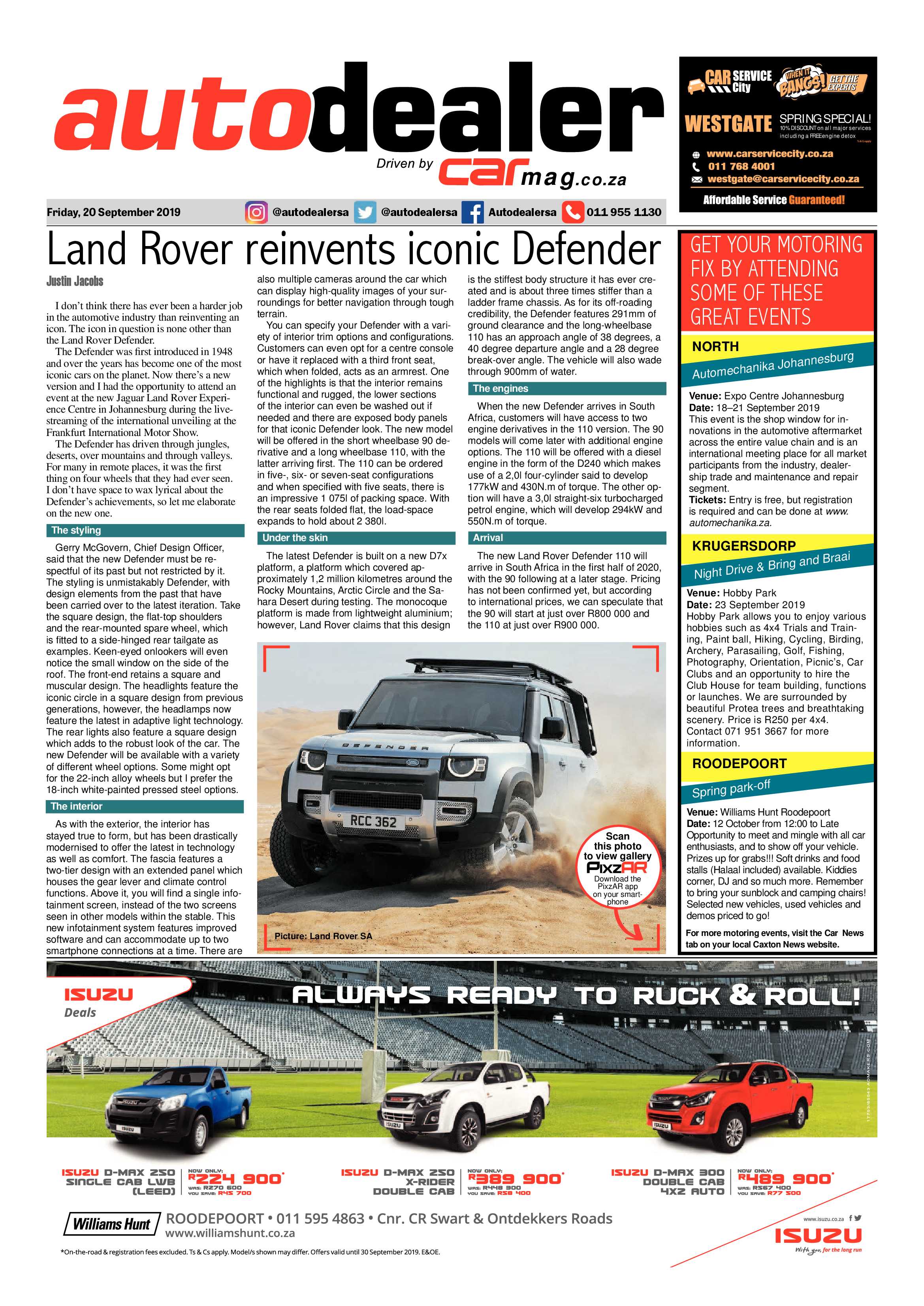 Krugersdorp News 20 September 219 page 14
