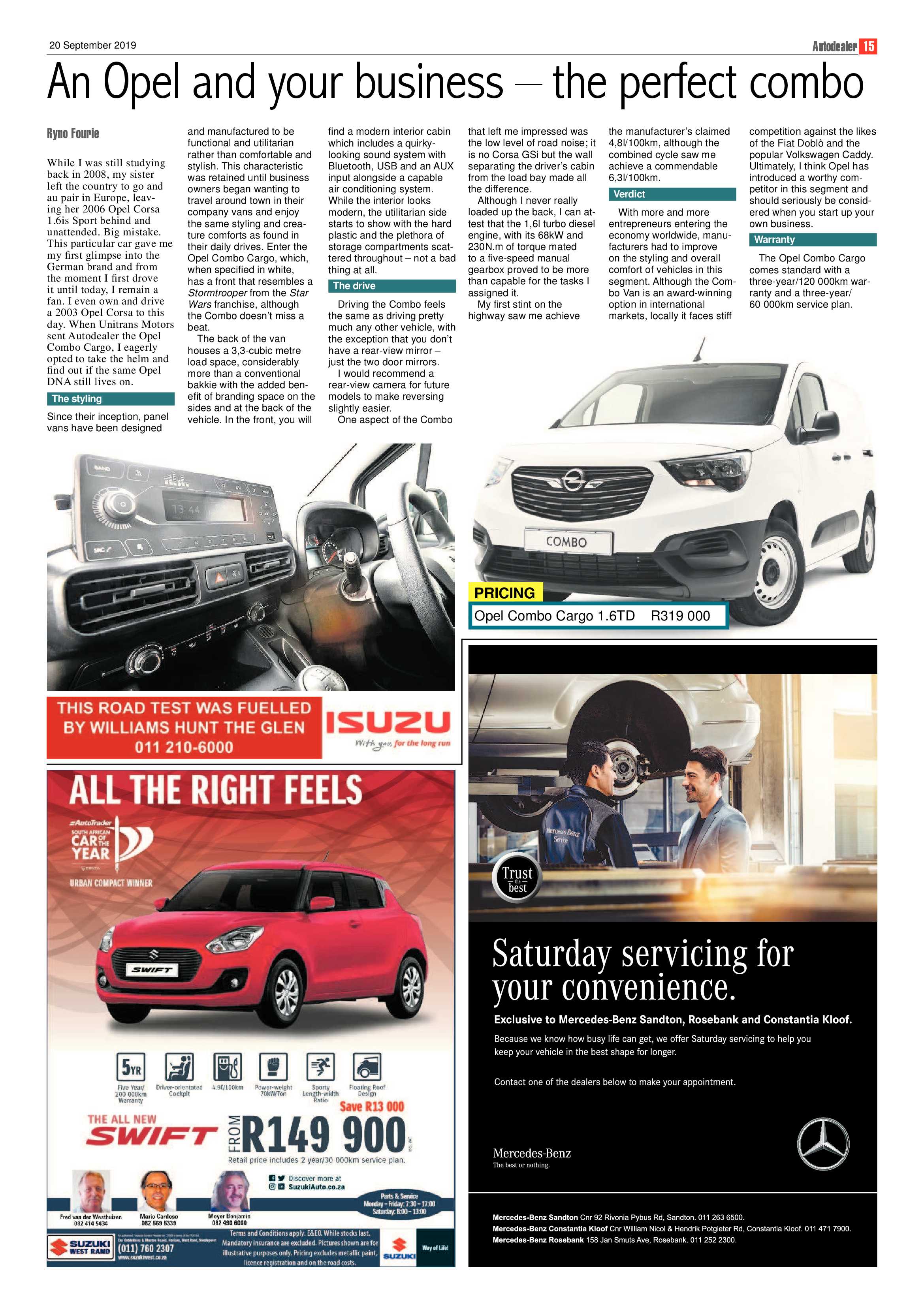 Krugersdorp News 20 September 219 page 15