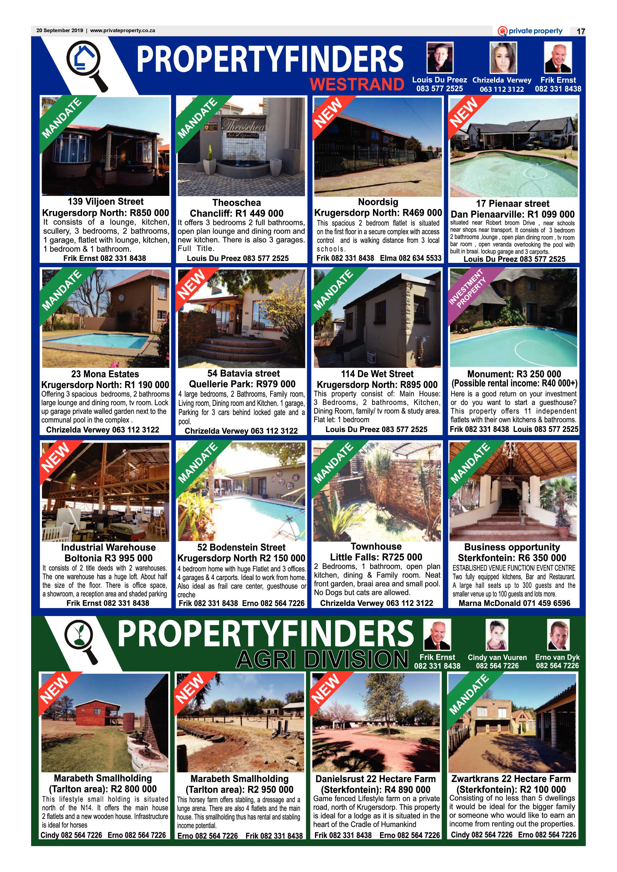 Krugersdorp News 20 September 219 page 17