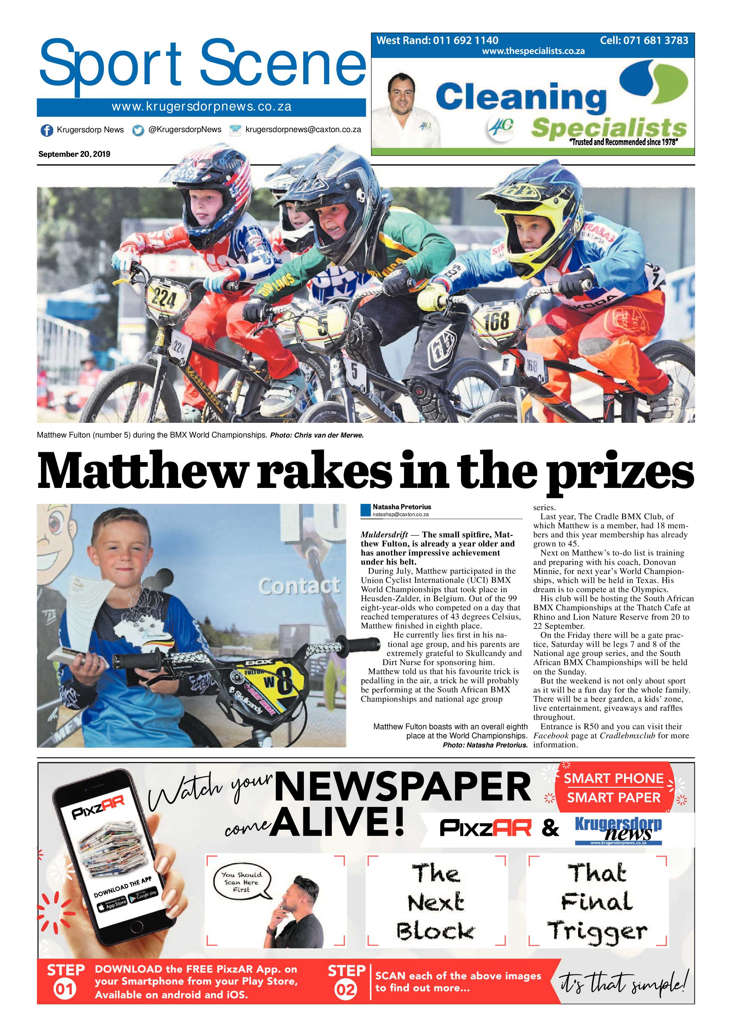 Krugersdorp News 20 September 219 page 20