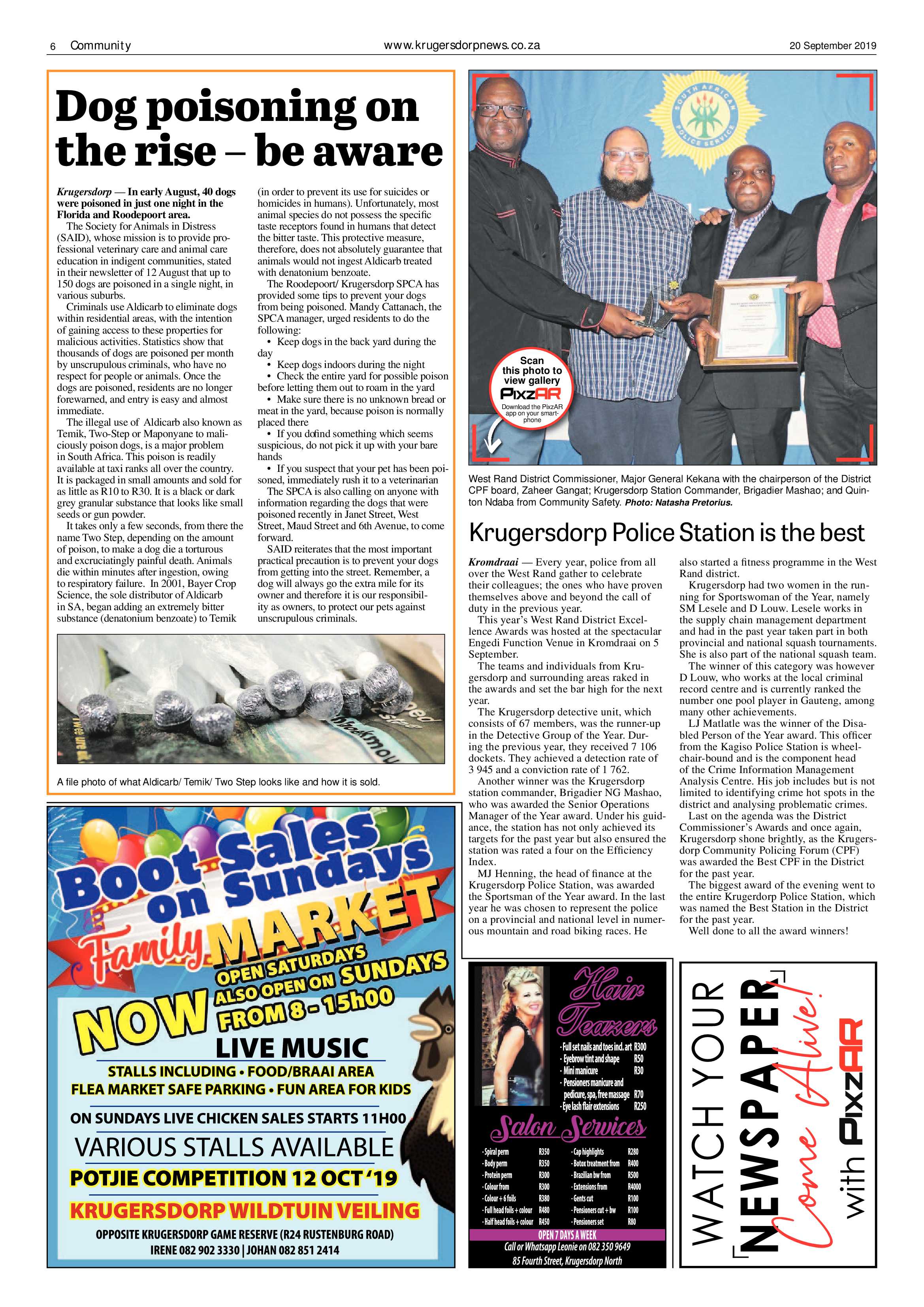 Krugersdorp News 20 September 219 page 6