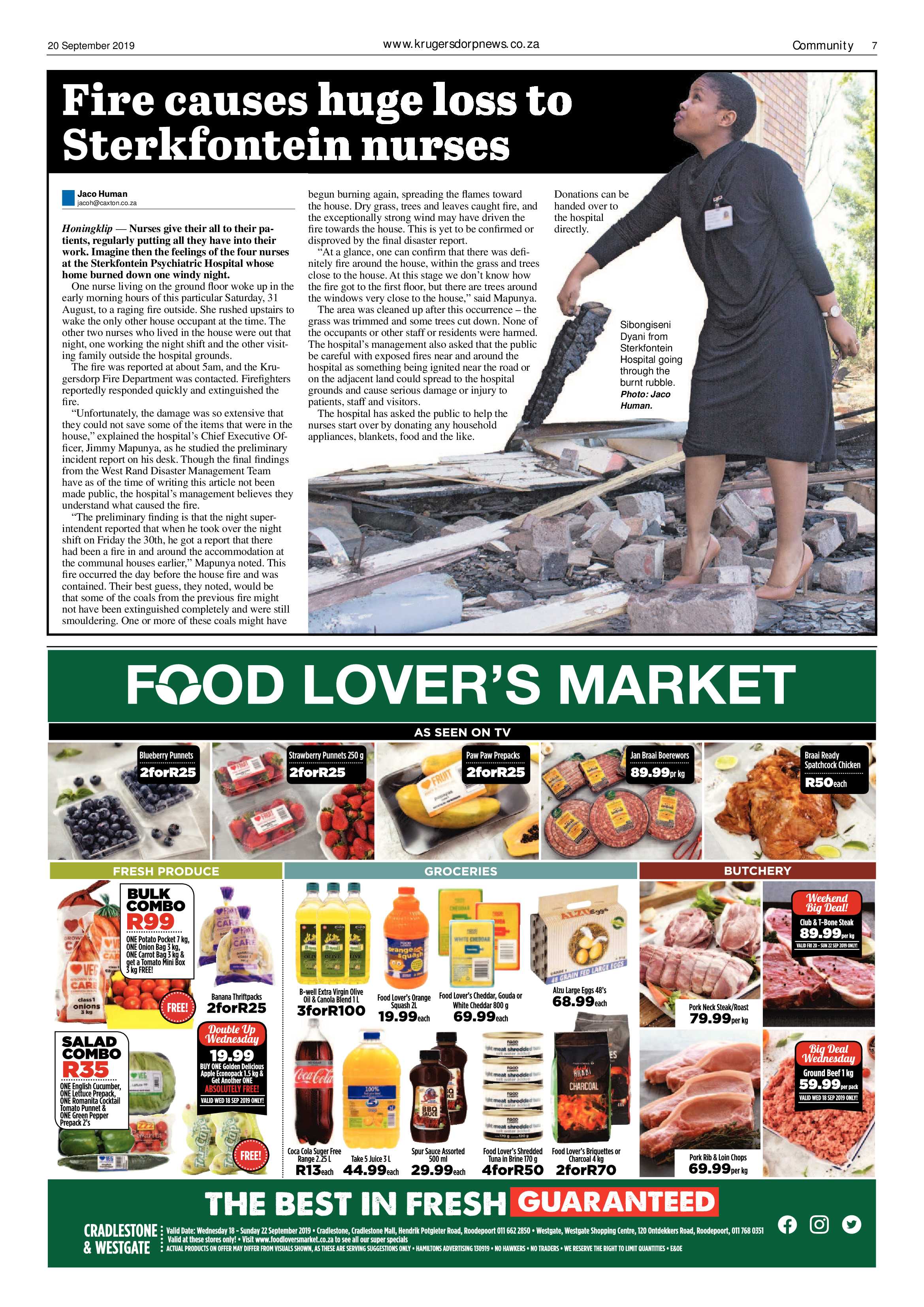 Krugersdorp News 20 September 219 page 7