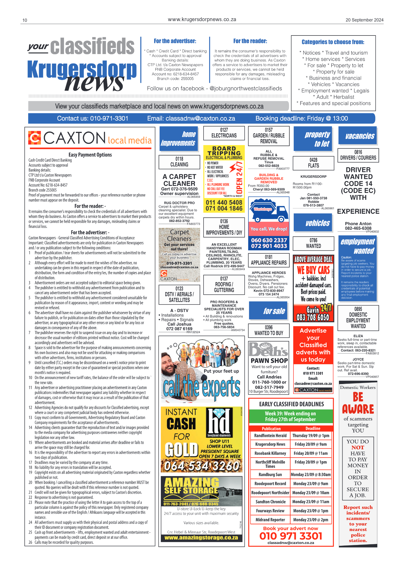 Krugersdorp News 20 September 2024 page 10