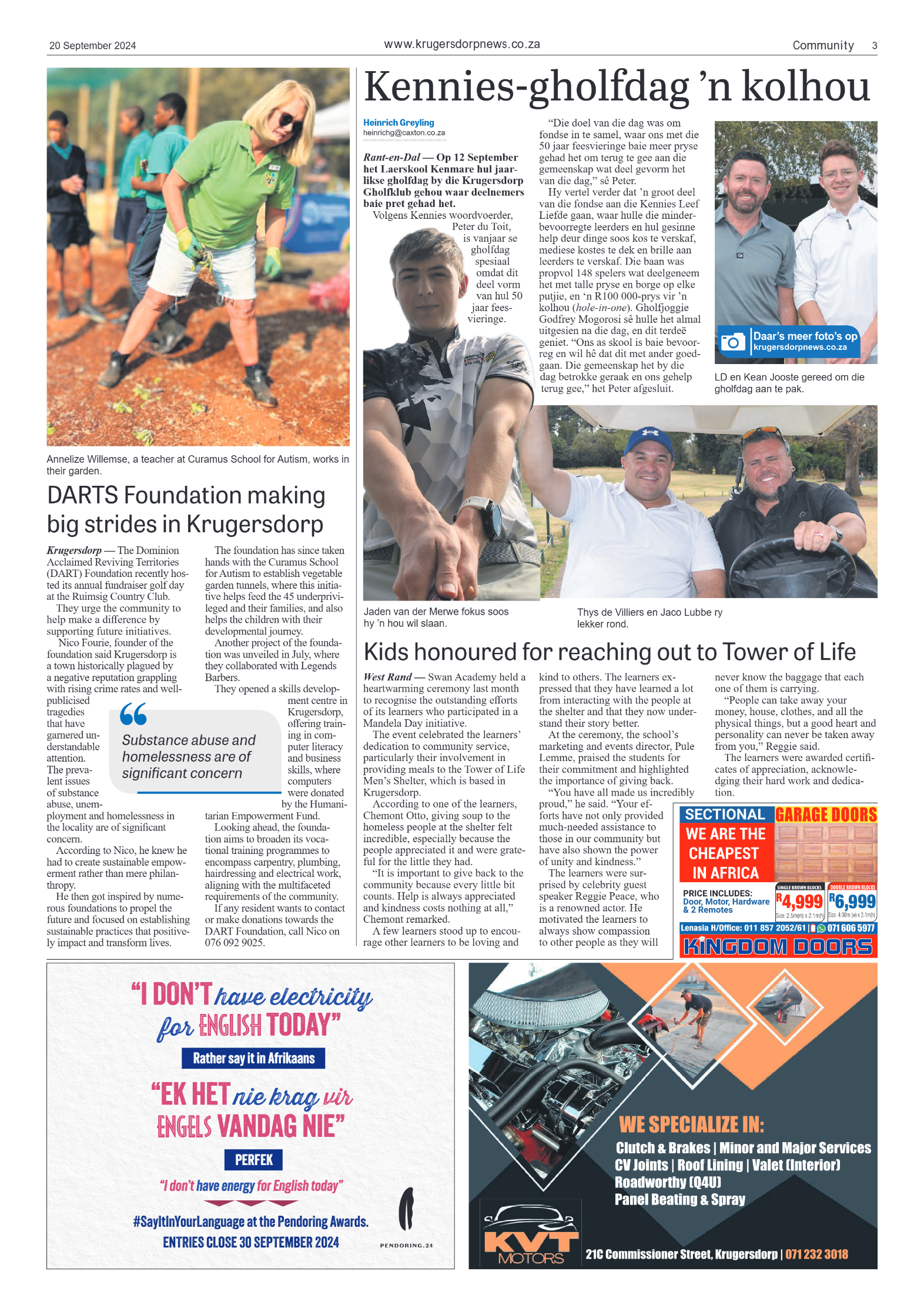 Krugersdorp News 20 September 2024 page 3