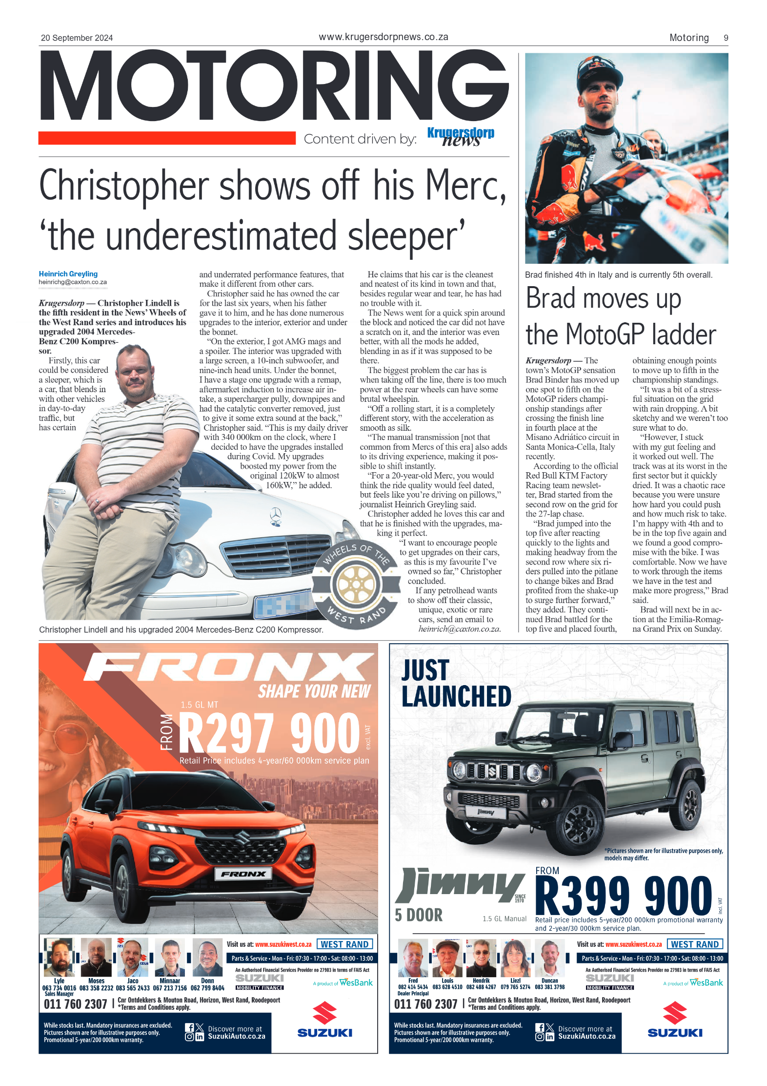 Krugersdorp News 20 September 2024 page 9