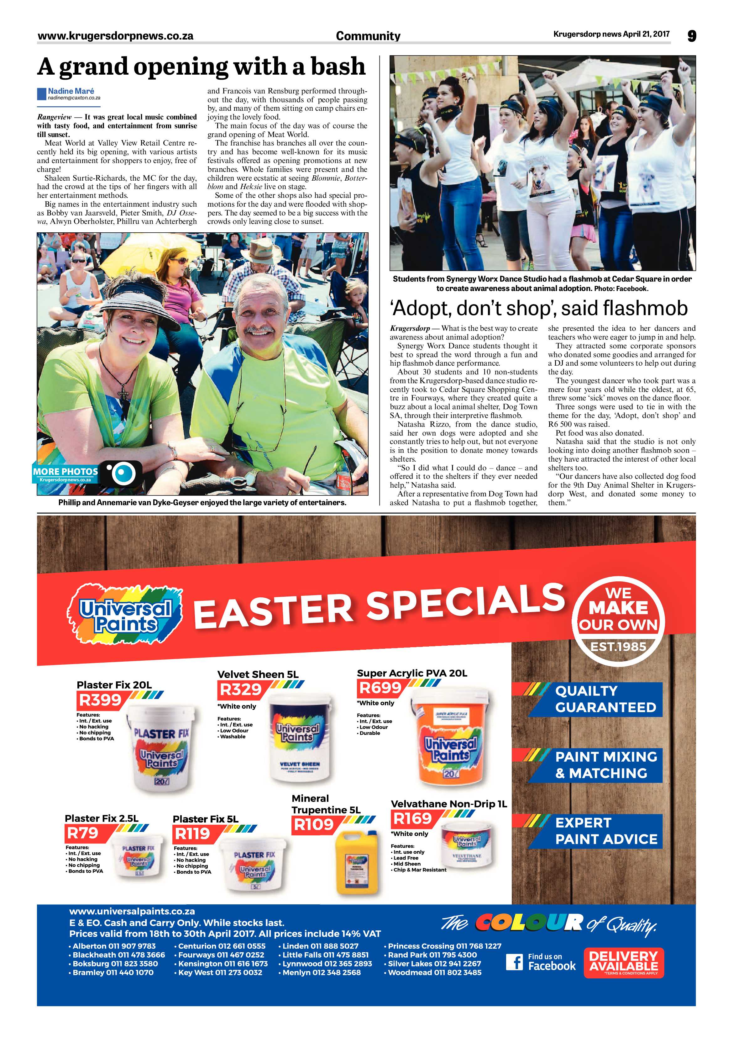 Krugersdorp News 21 April 2017 page 9