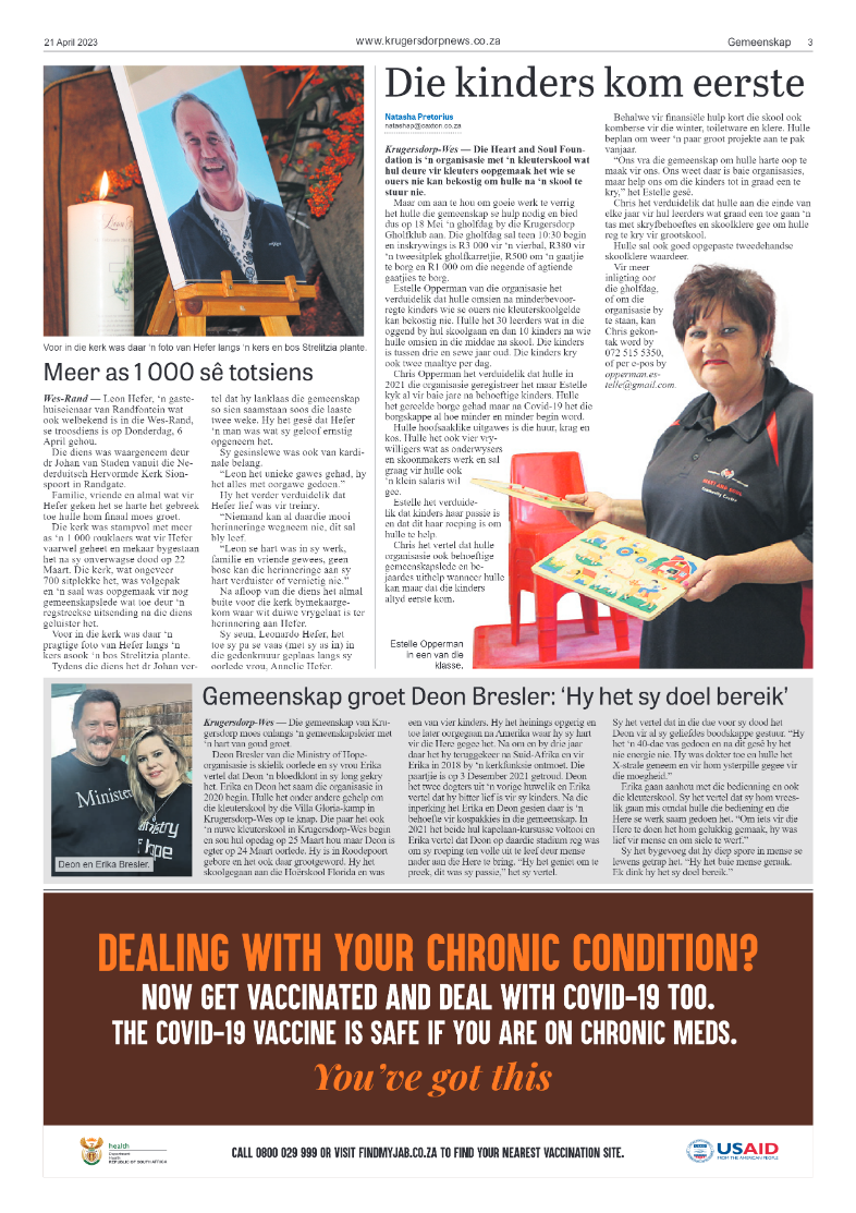 Krugersdorp News 21 April 2023 page 3