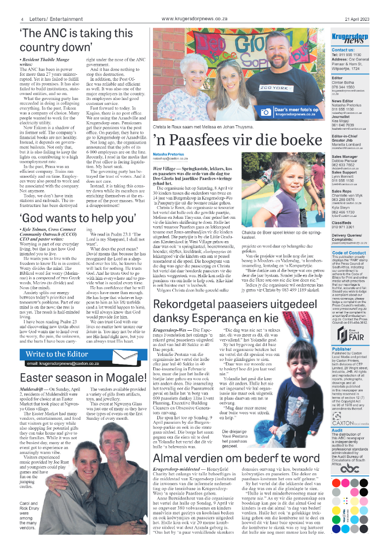 Krugersdorp News 21 April 2023 page 4