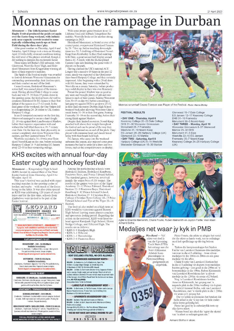 Krugersdorp News 21 April 2023 page 6