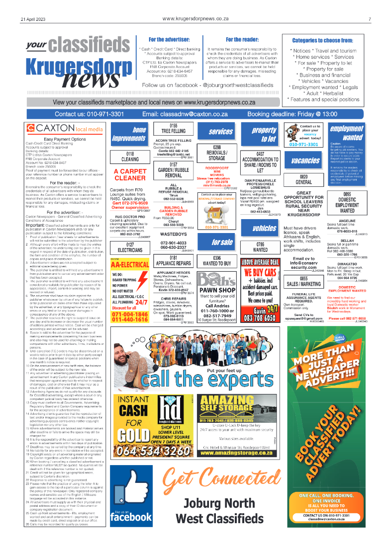 Krugersdorp News 21 April 2023 page 7