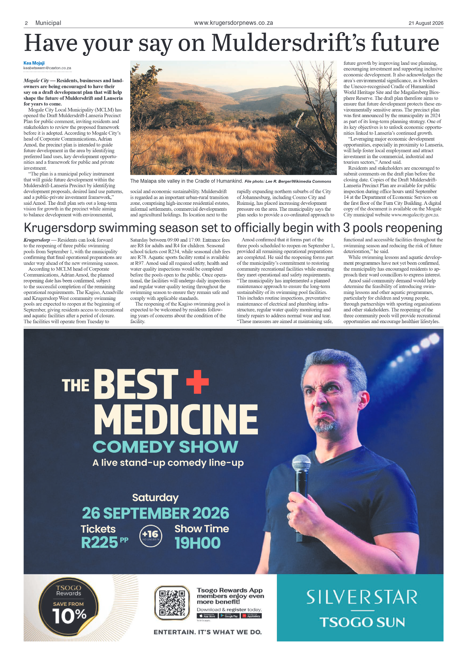 Krugersdorp News 21 August 2026 page 2
