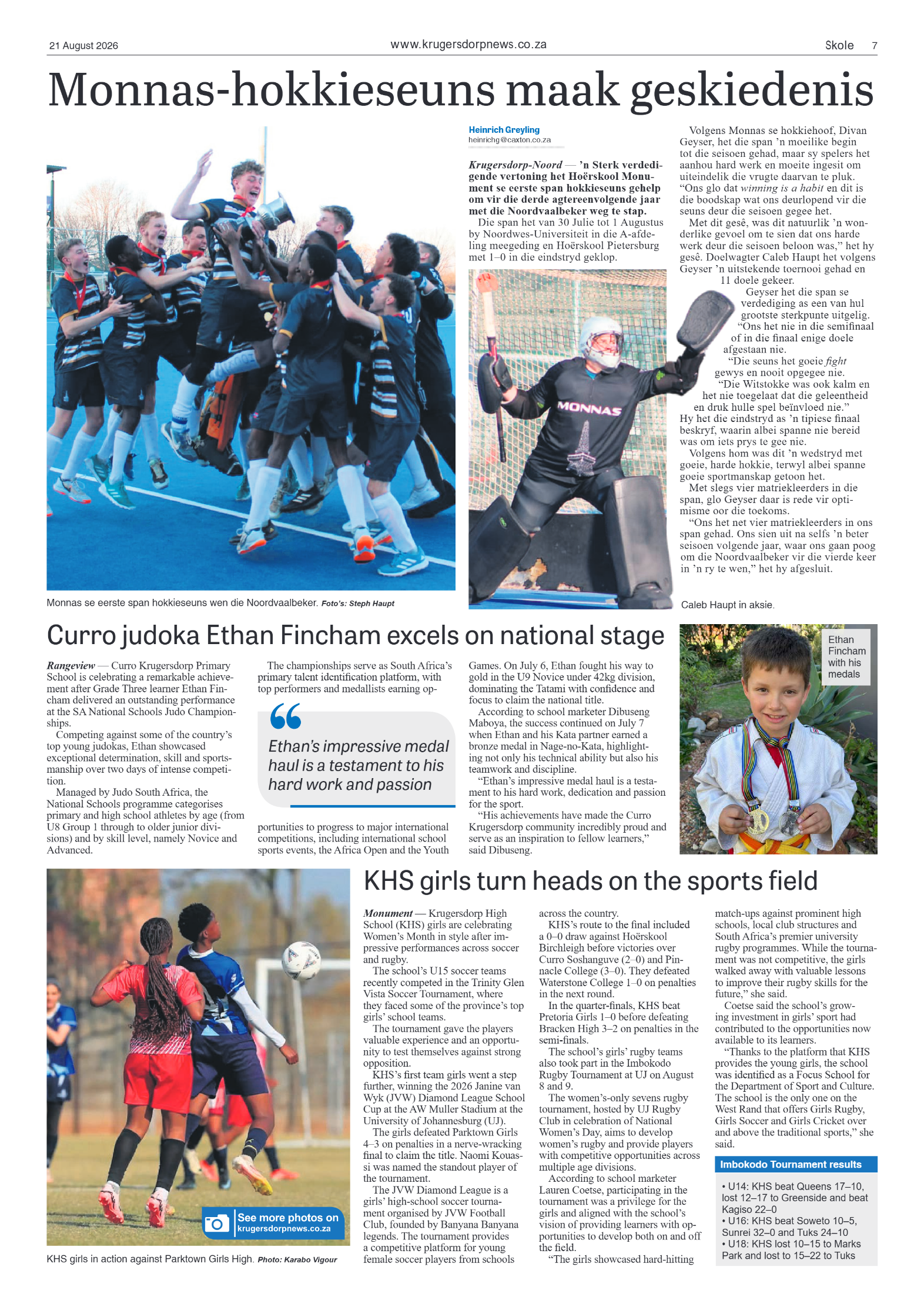 Krugersdorp News 21 August 2026 page 7
