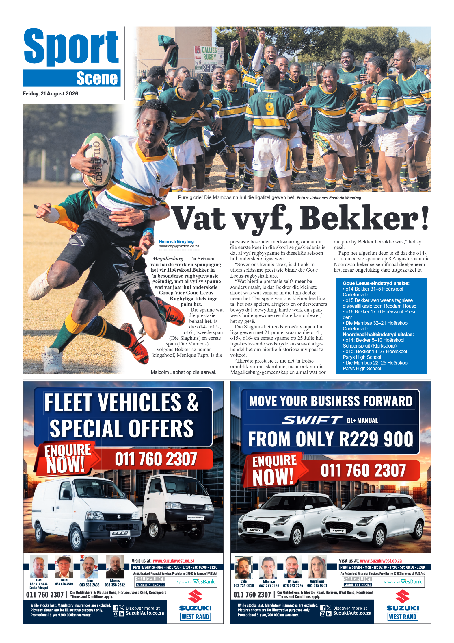 Krugersdorp News 21 August 2026 page 8