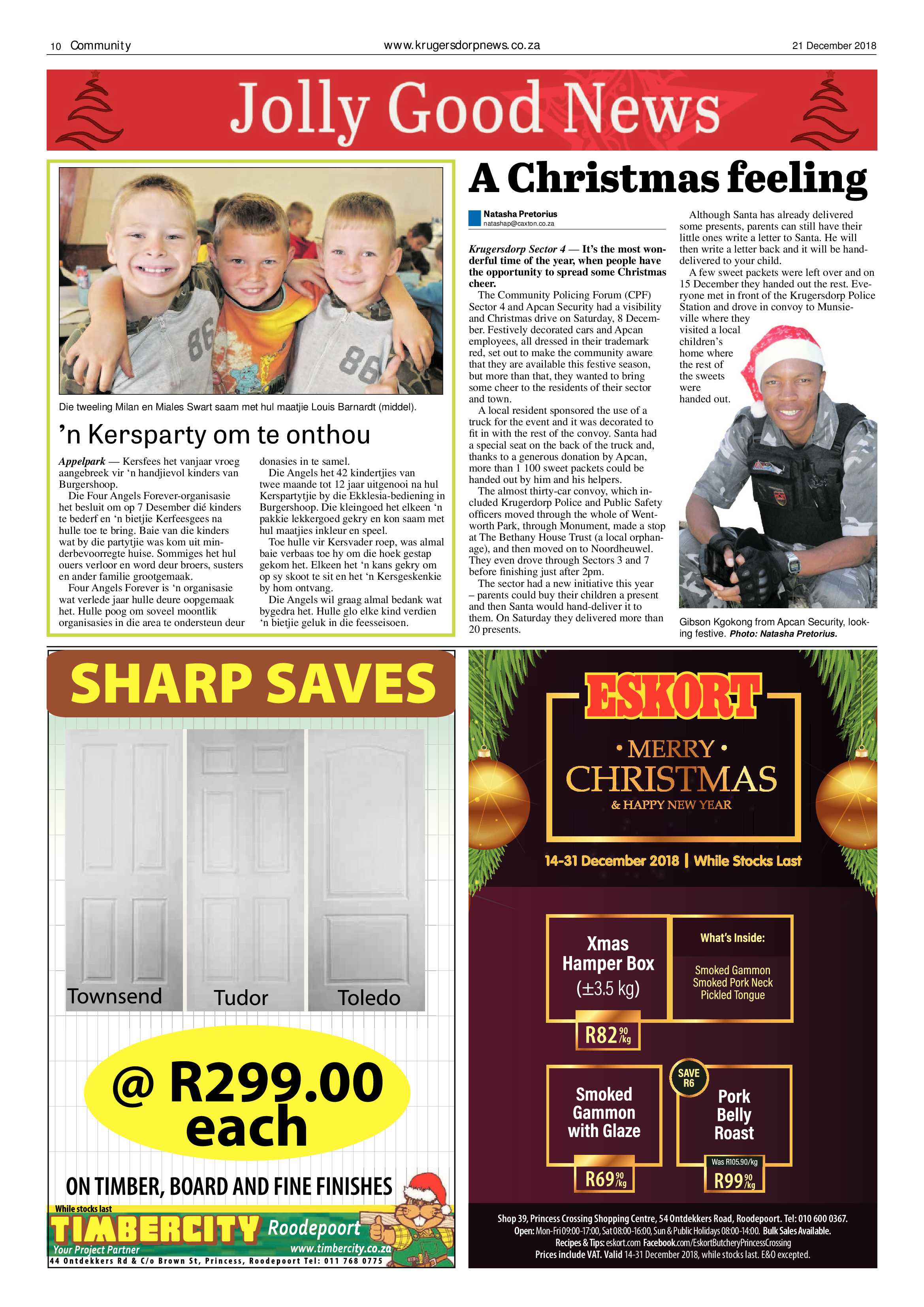 Krugersdorp News 21 December 2018 page 10