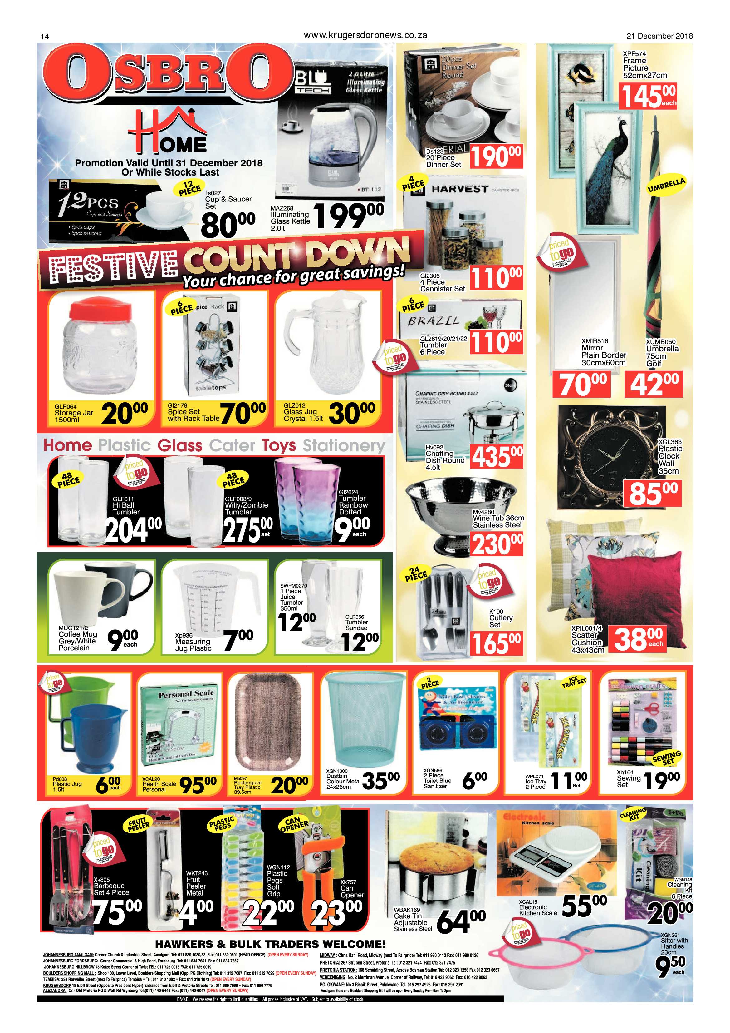 Krugersdorp News 21 December 2018 page 14