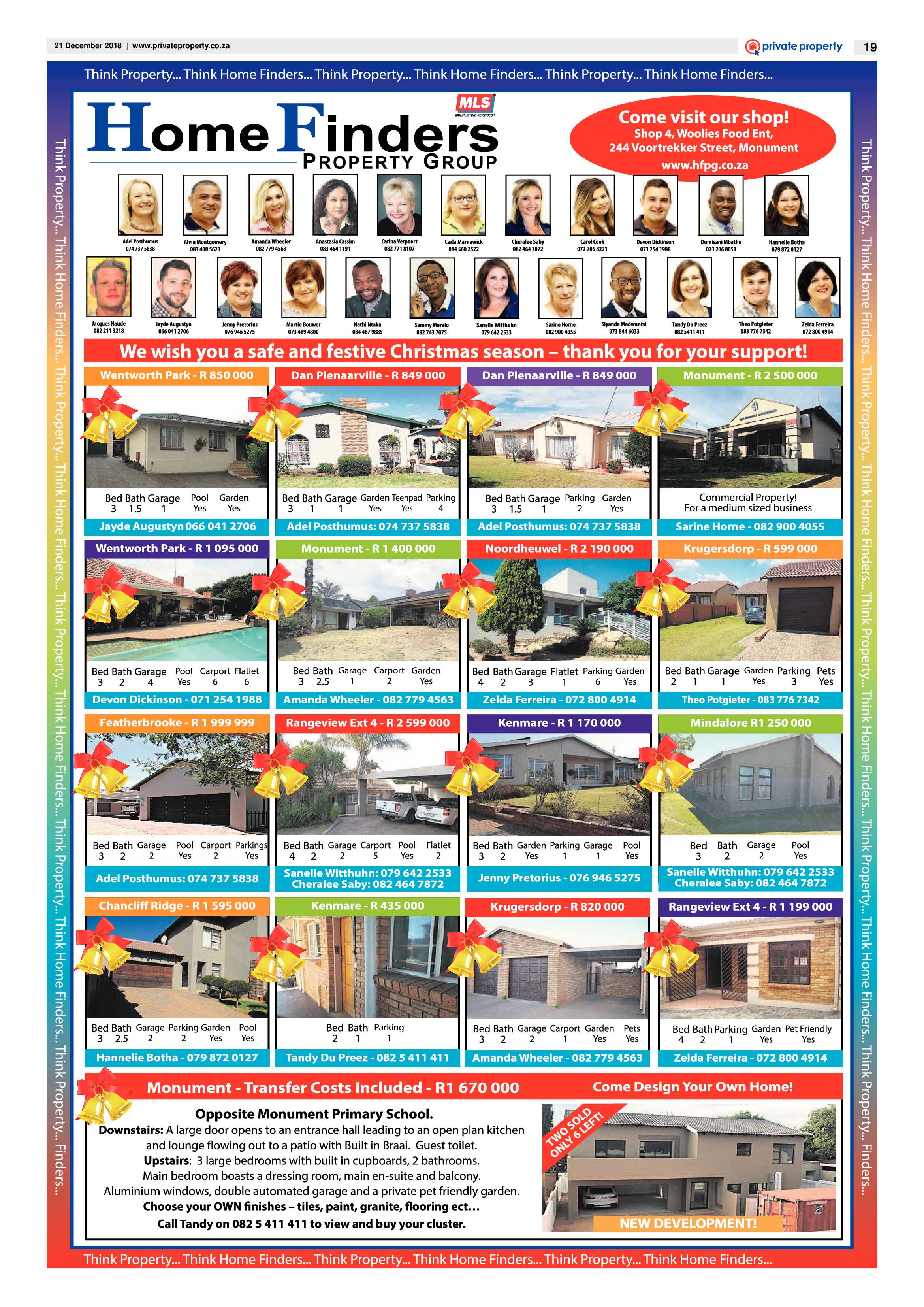 Krugersdorp News 21 December 2018 page 19