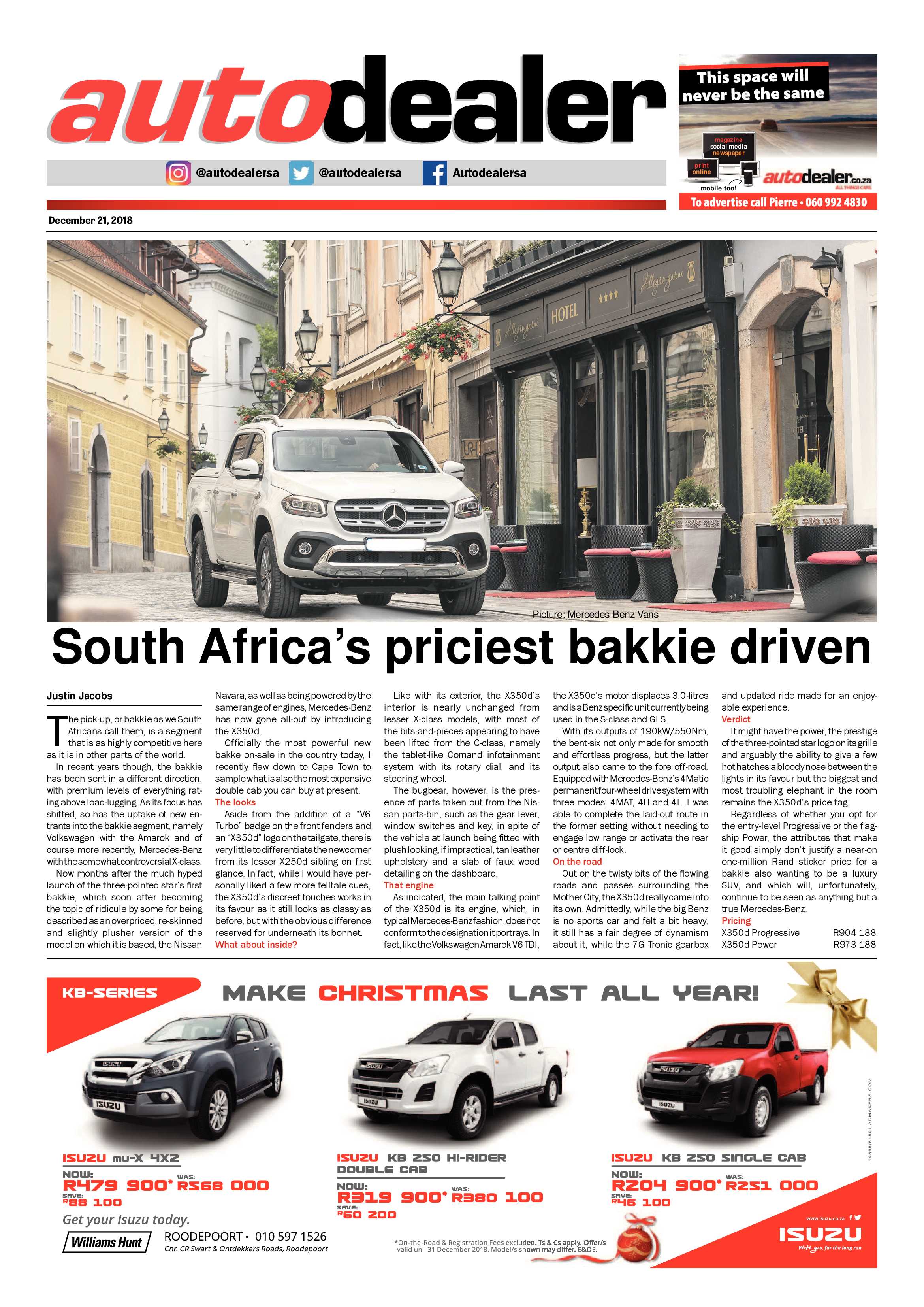 Krugersdorp News 21 December 2018 page 22