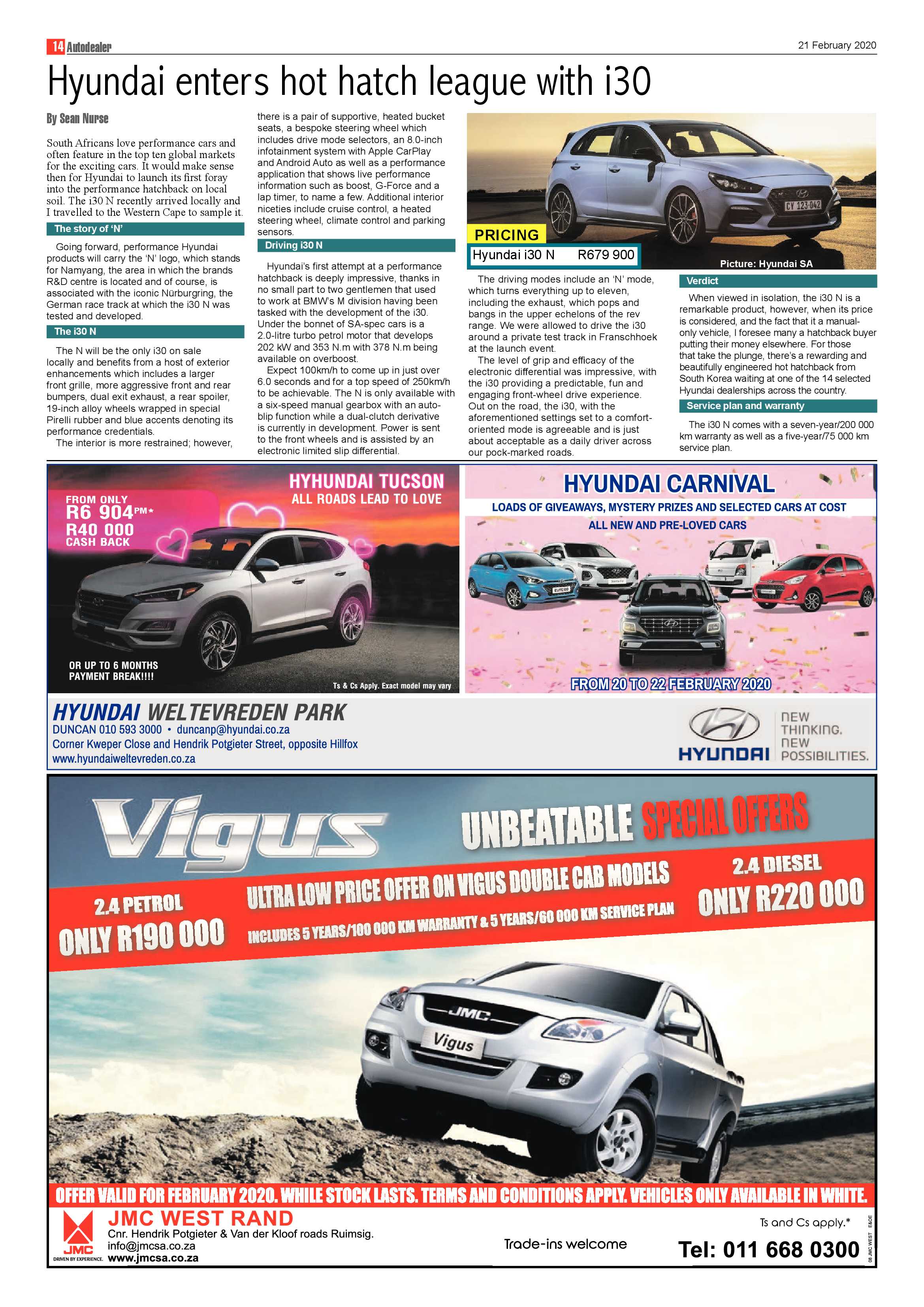 Krugersdorp News 21 February 2020 page 14