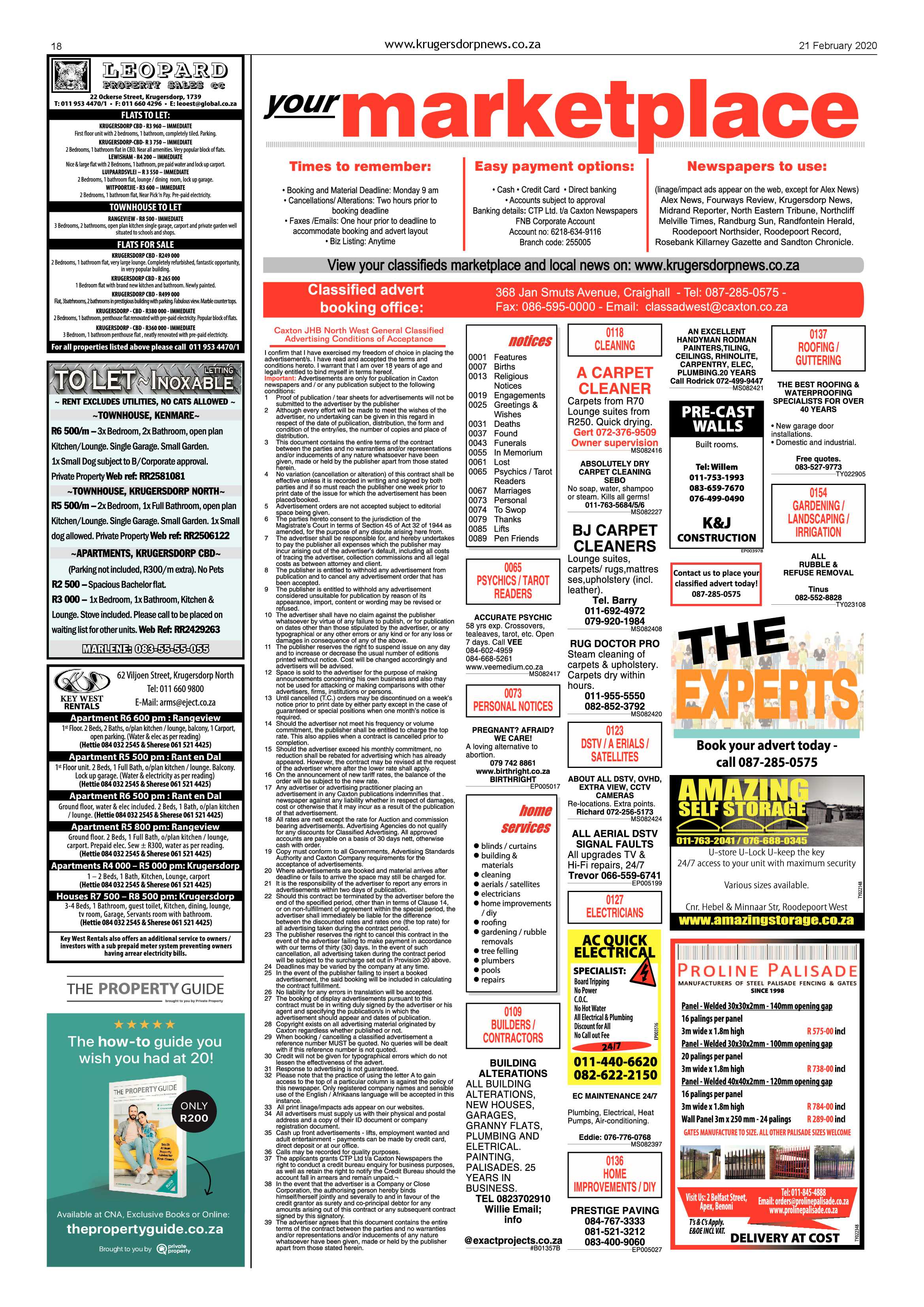 Krugersdorp News 21 February 2020 page 18