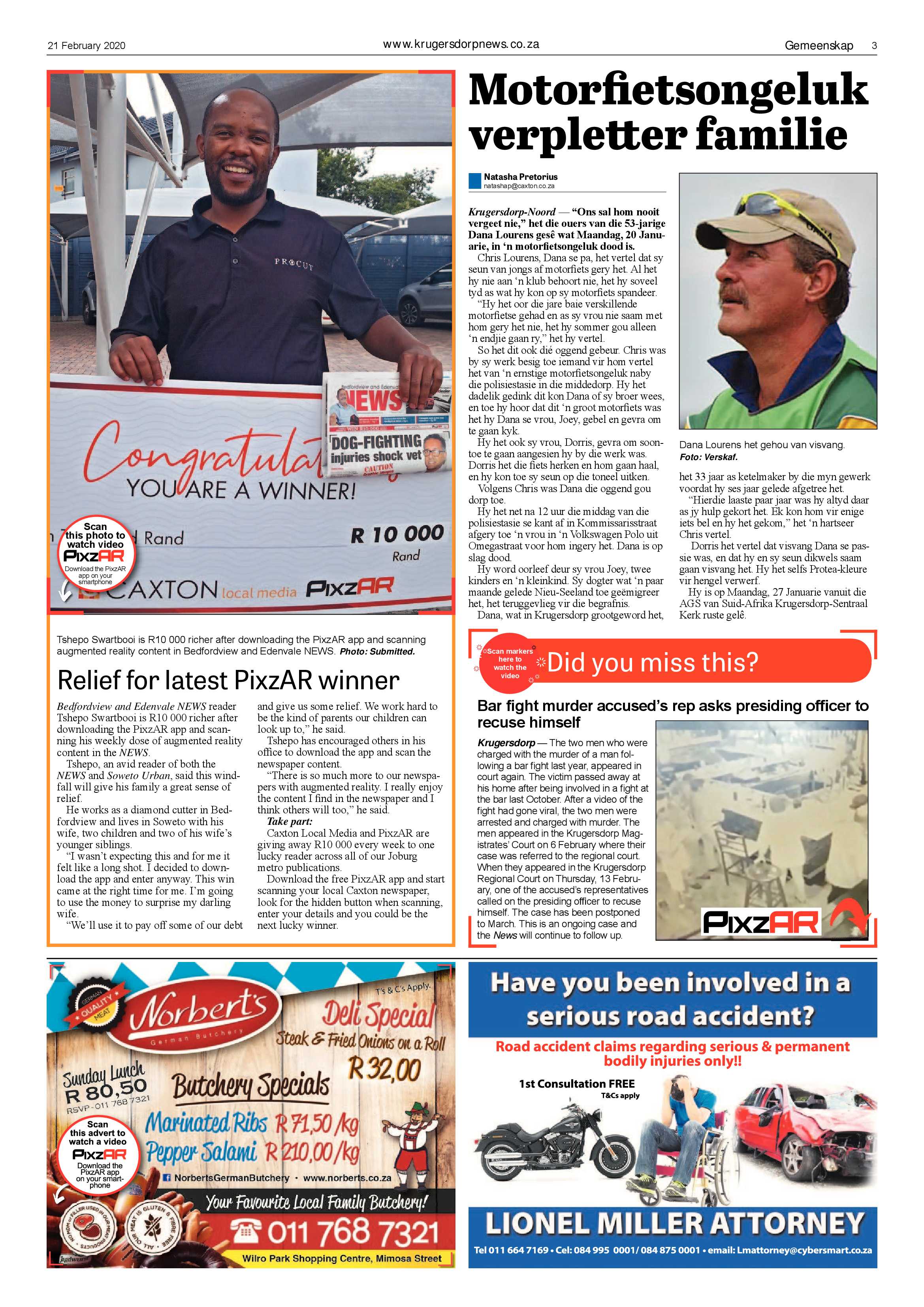 Krugersdorp News 21 February 2020 page 3