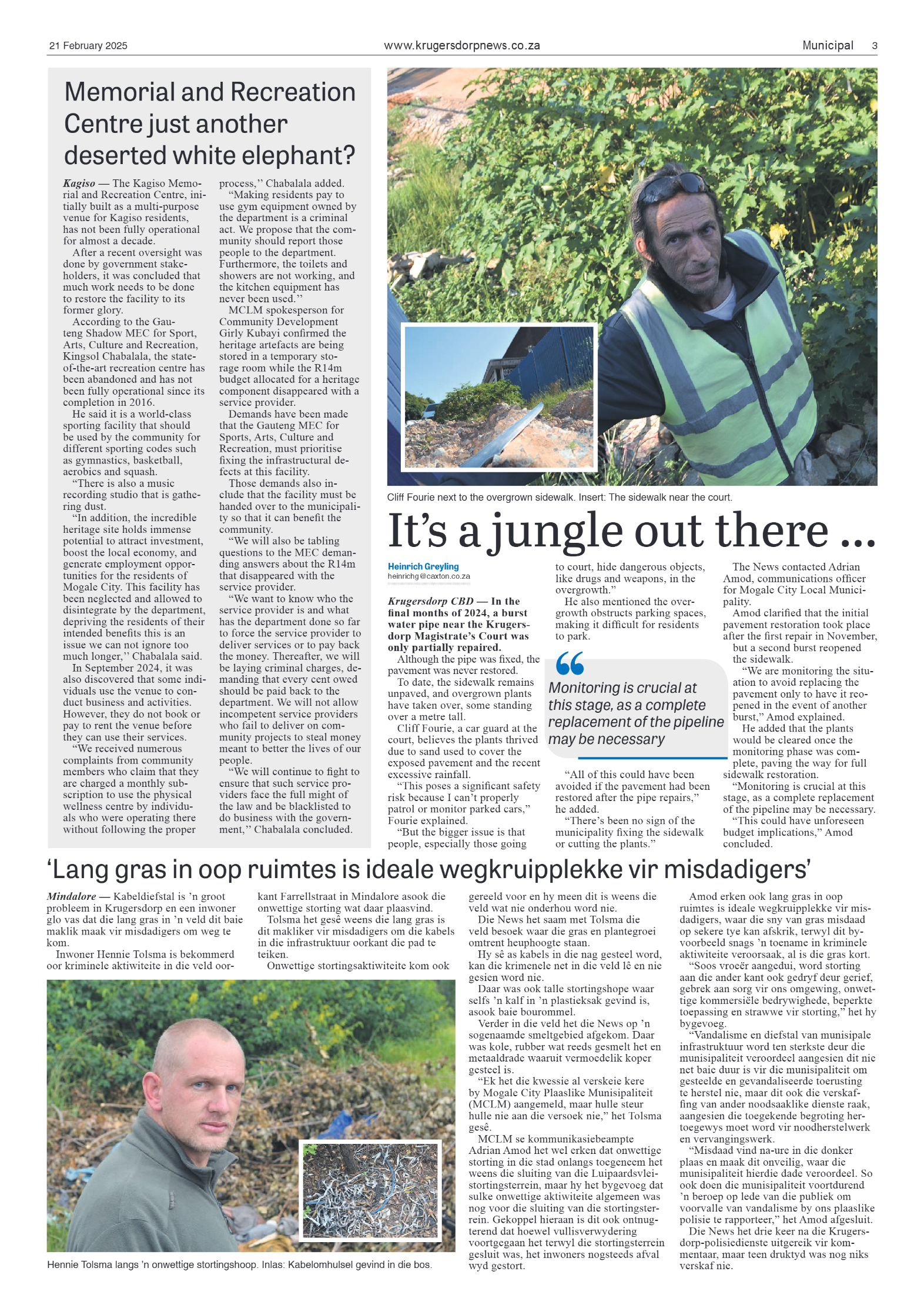 Krugersdorp News 21 February 2025 page 3