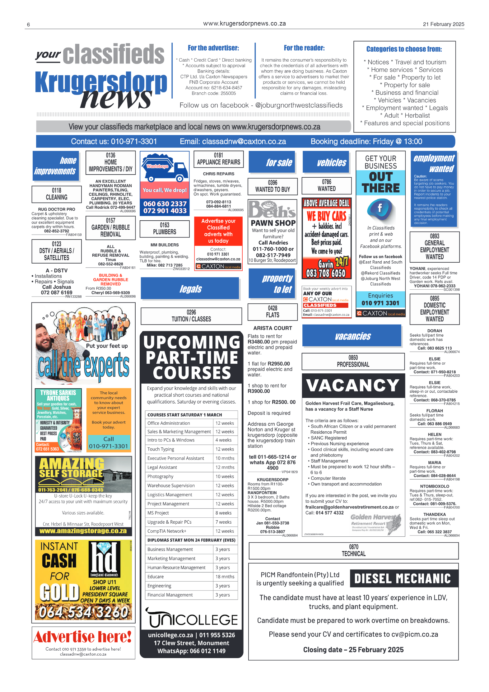 Krugersdorp News 21 February 2025 page 6