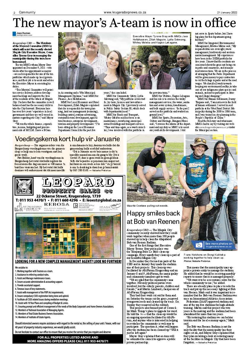 Krugersdorp News 21 January 2022 page 2