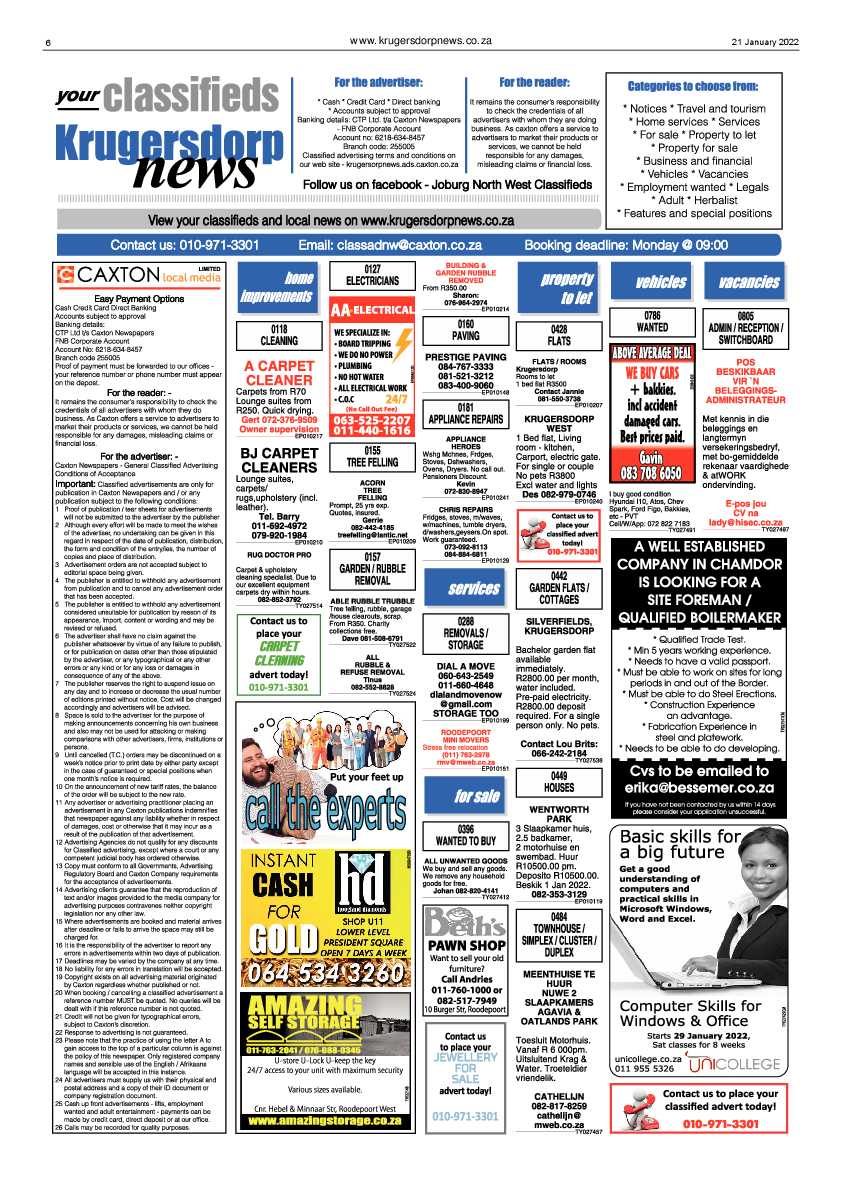 Krugersdorp News 21 January 2022 page 6